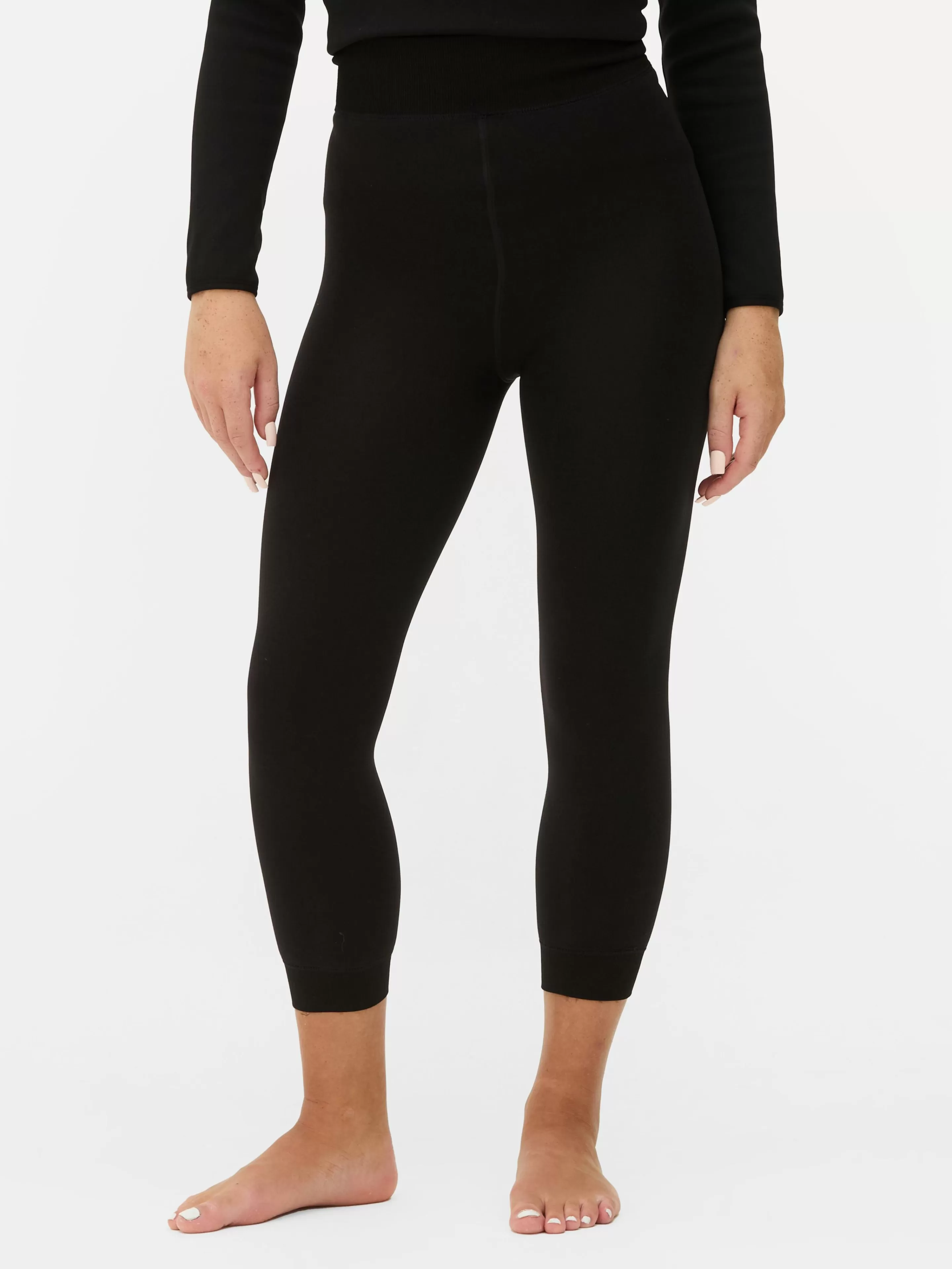 Mujer Primark Medias | Pantalones Y Leggings | Leggings De Terciopelo Cortos Con Forro De Felpa