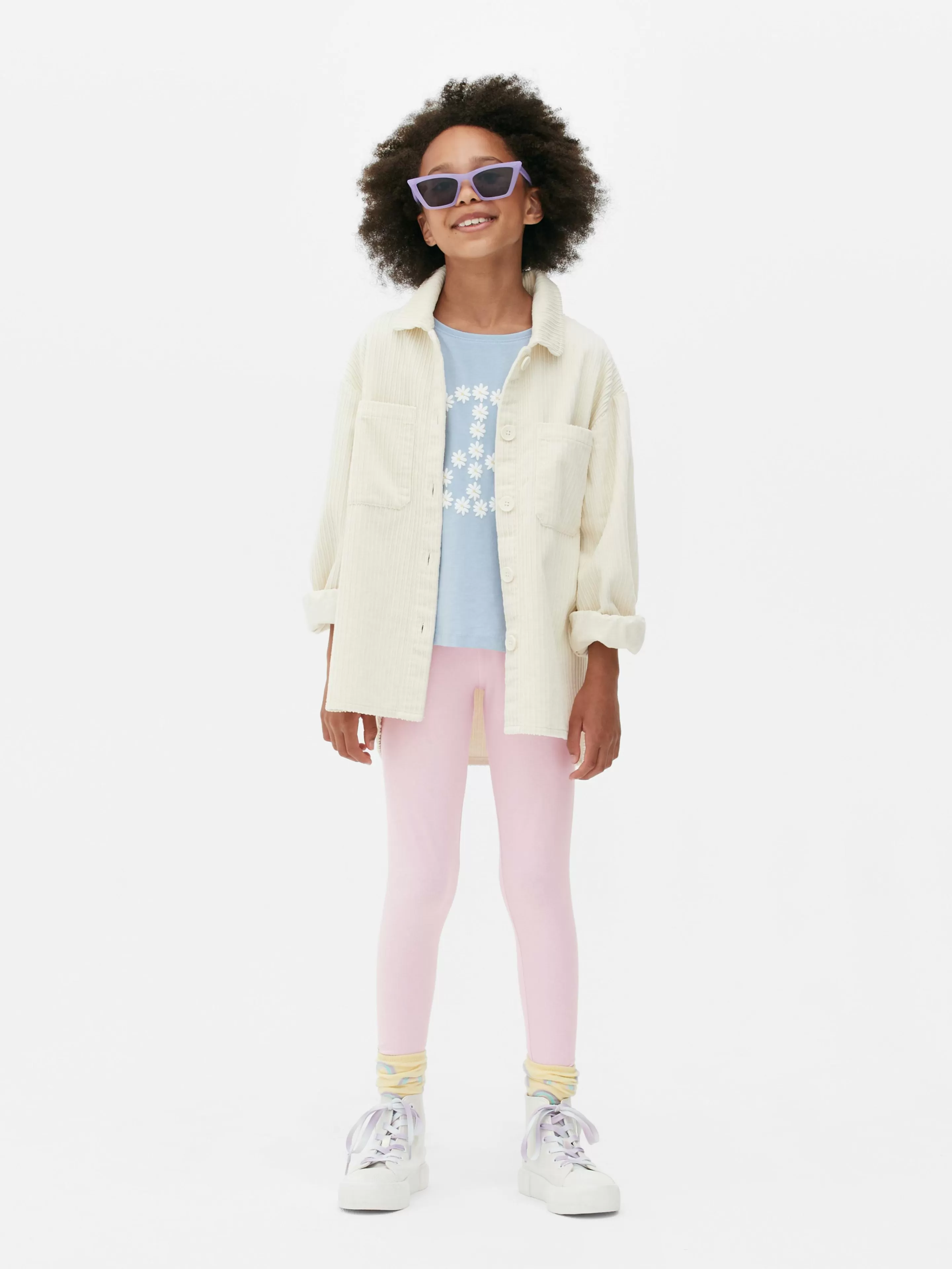 Niños Primark Pantalones Y Leggings | Leggings Elásticos Con Bloques De Color