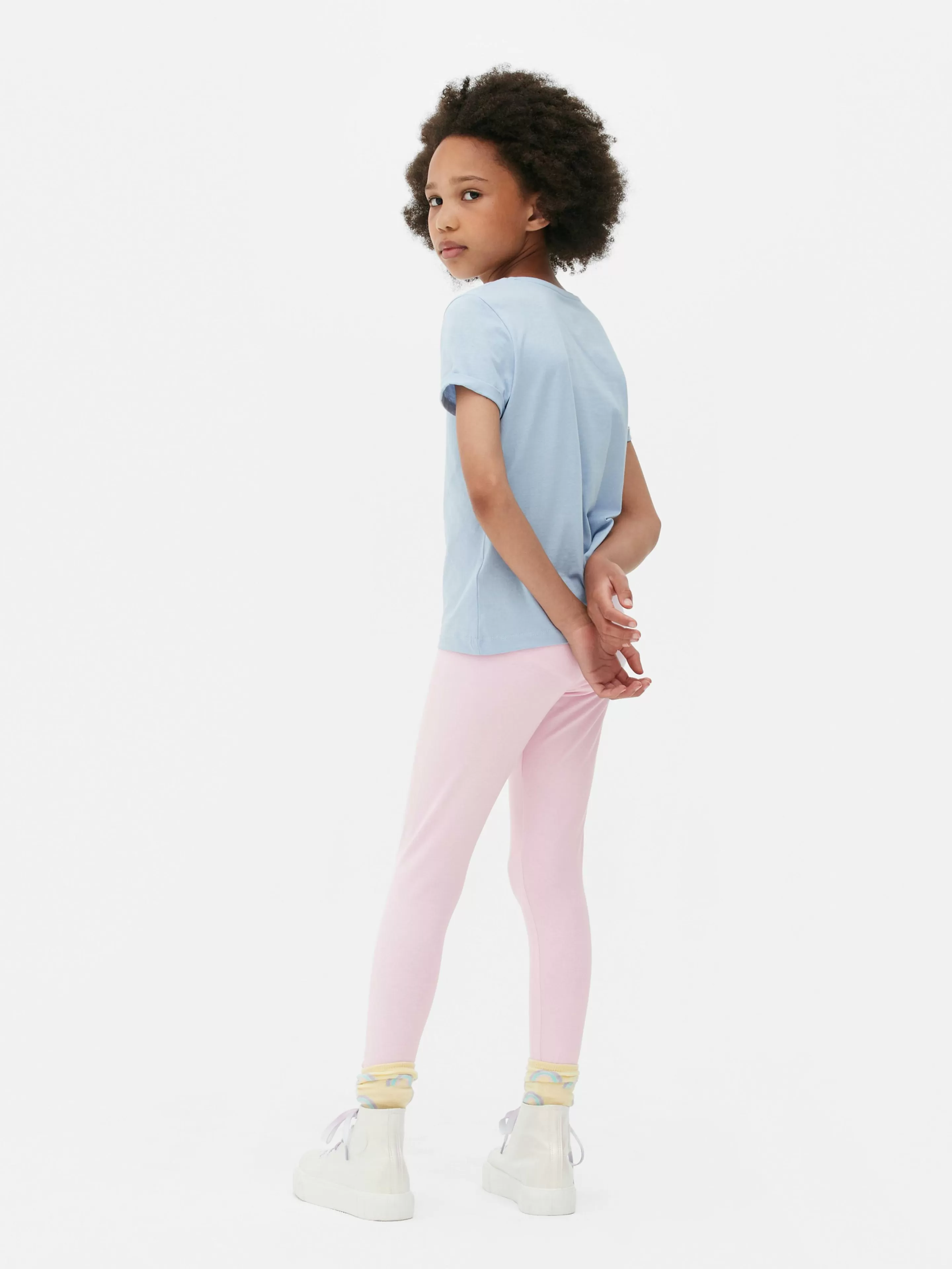 Niños Primark Pantalones Y Leggings | Leggings Elásticos Con Bloques De Color