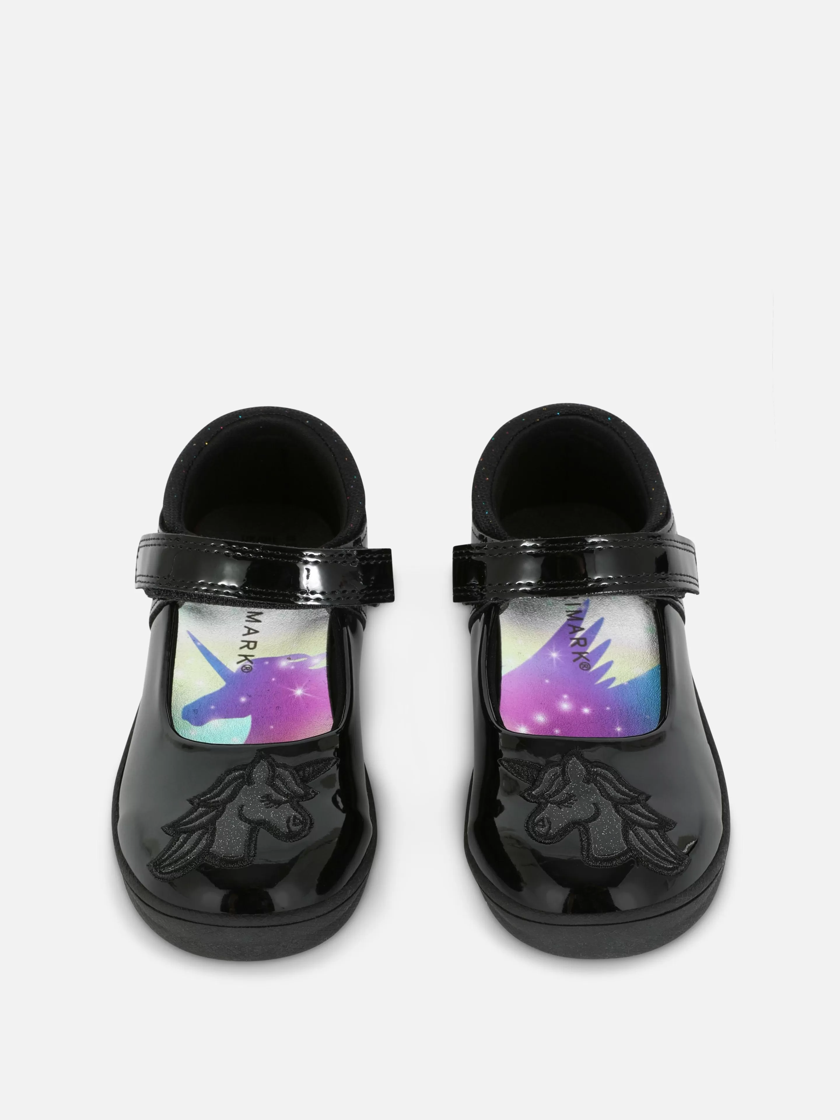 Niños Primark Zapatos Planos | Merceditas De Charol Con Unicornios De Purpurina