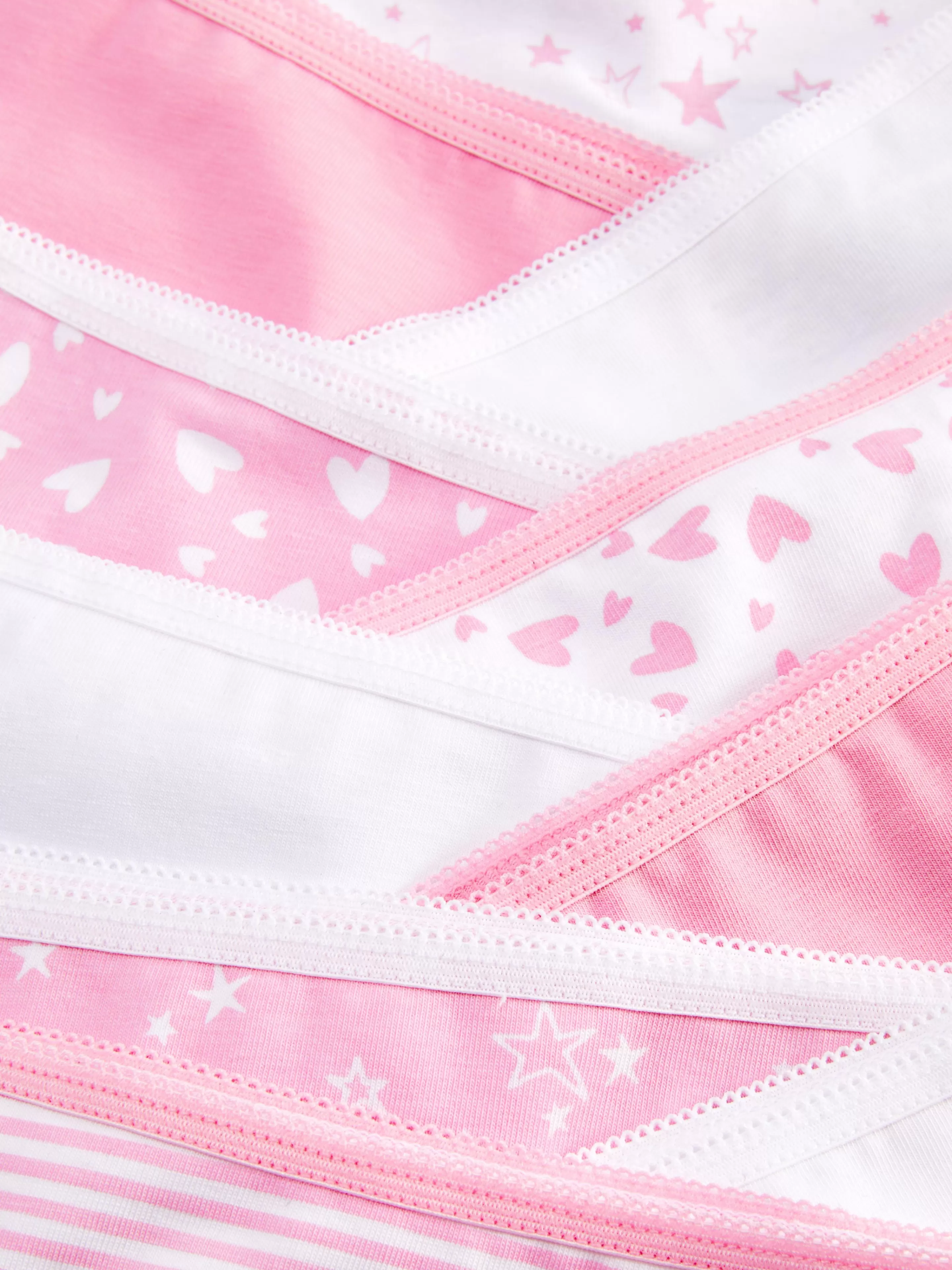 Niños Primark Ropa Interior | Pack De 10 Braguitas Con Corazones Y Estrellas