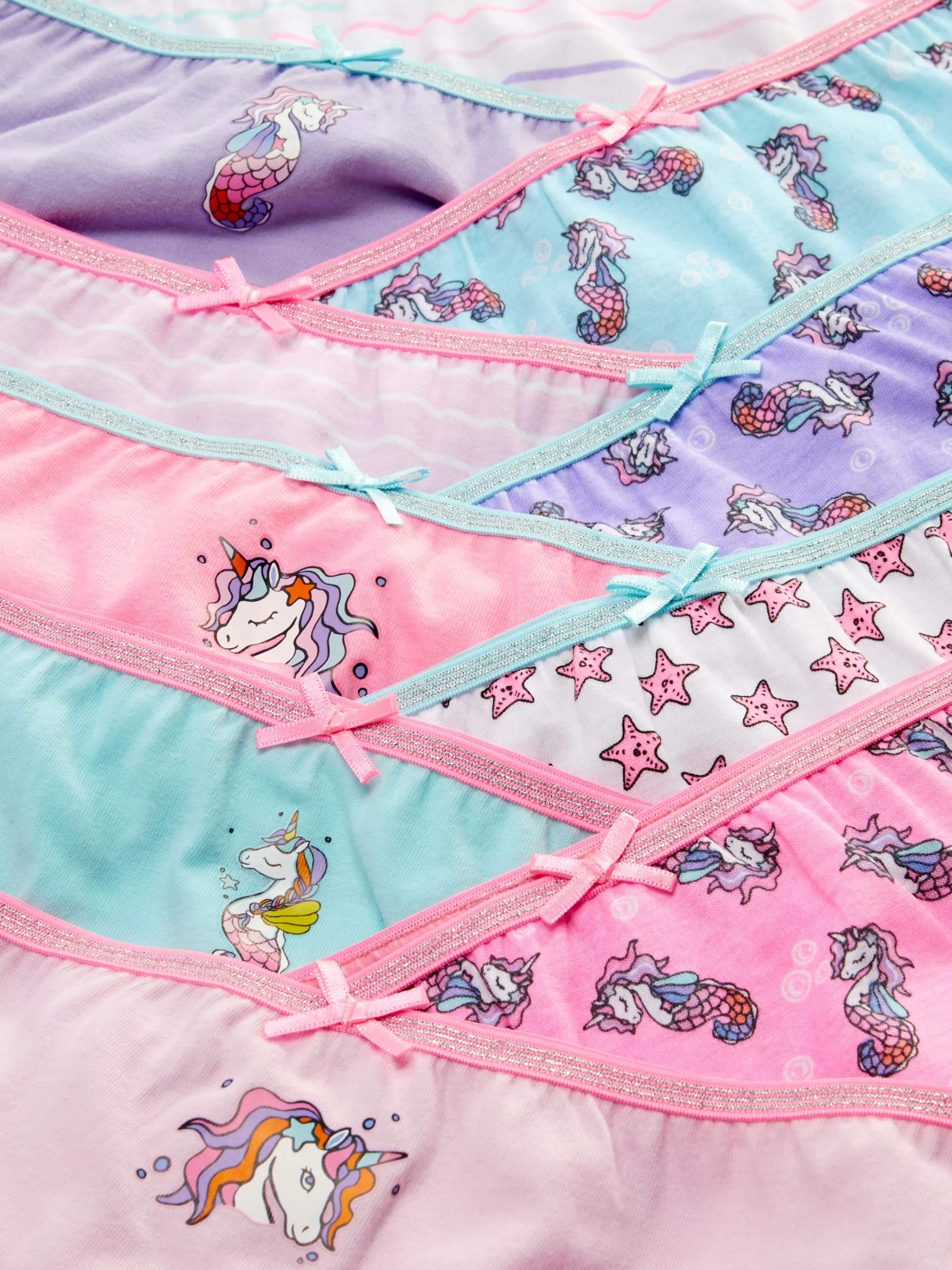Niños Primark Ropa Interior | Pack De 10 Braguitas Con Estampado De Unicornios