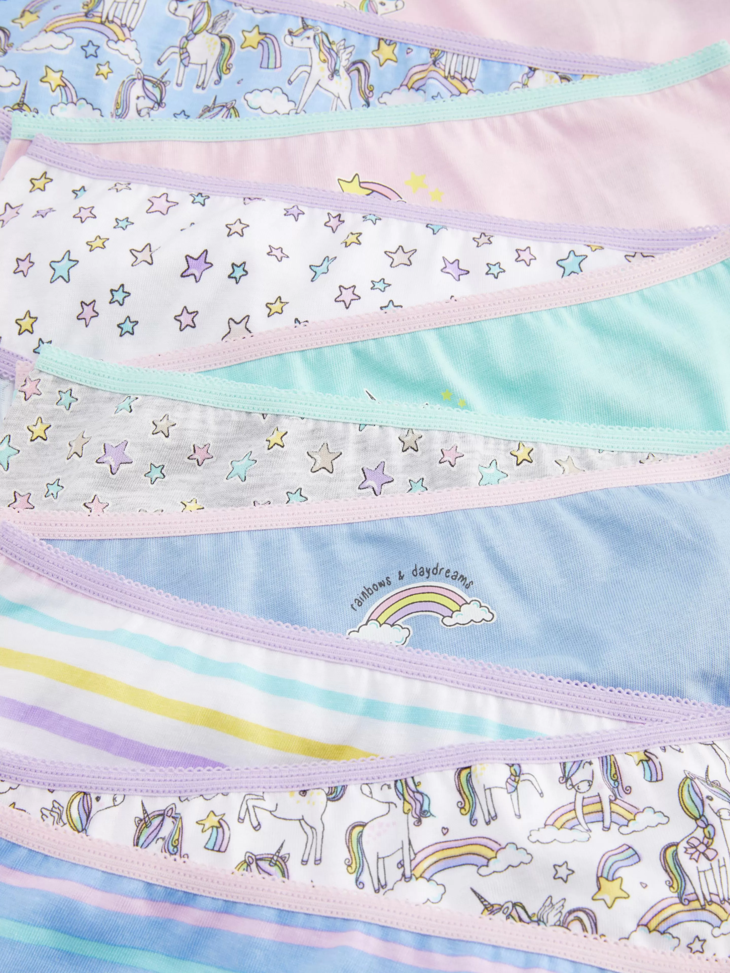 Niños Primark Ropa Interior | Pack De 10 Braguitas Gráficas Con Unicornios