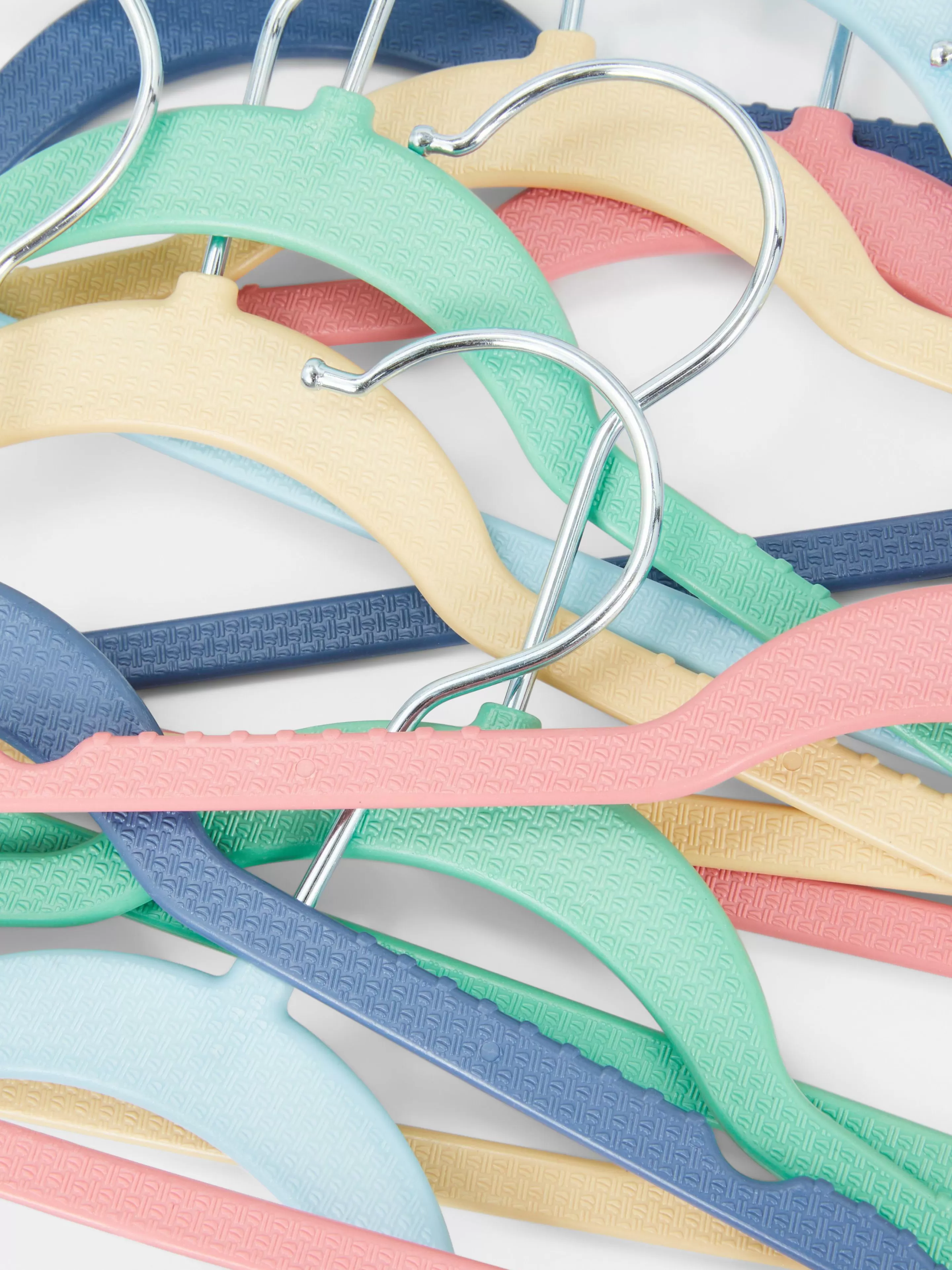 Primark Almacenamiento De Pared Y Perchas | Pack De 10 Perchas Infantiles De Colores
