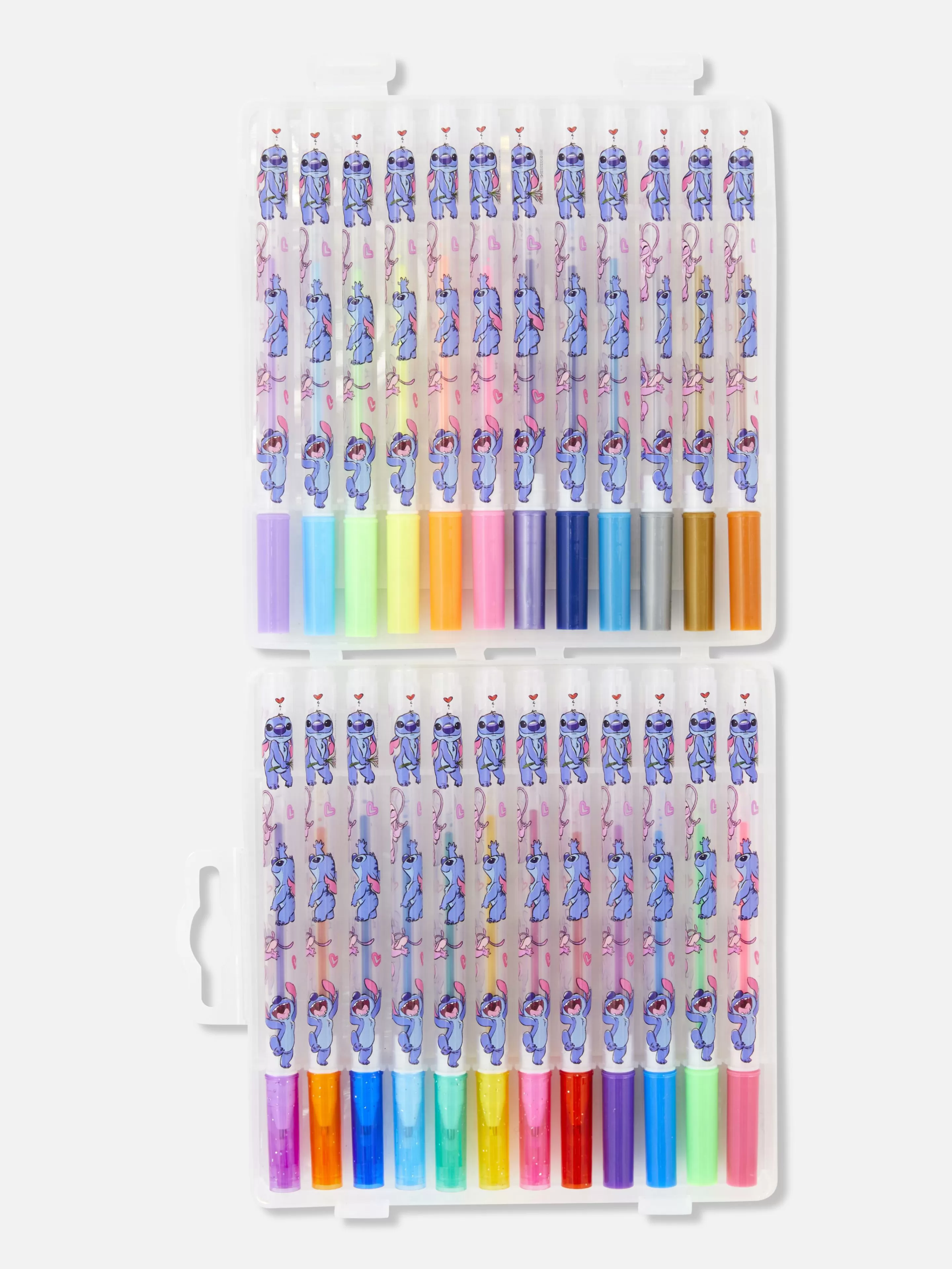 Niños Primark Bolígrafos Y Lápices | Pack De 24 Bolígrafos De Gel De Stitch De Disney