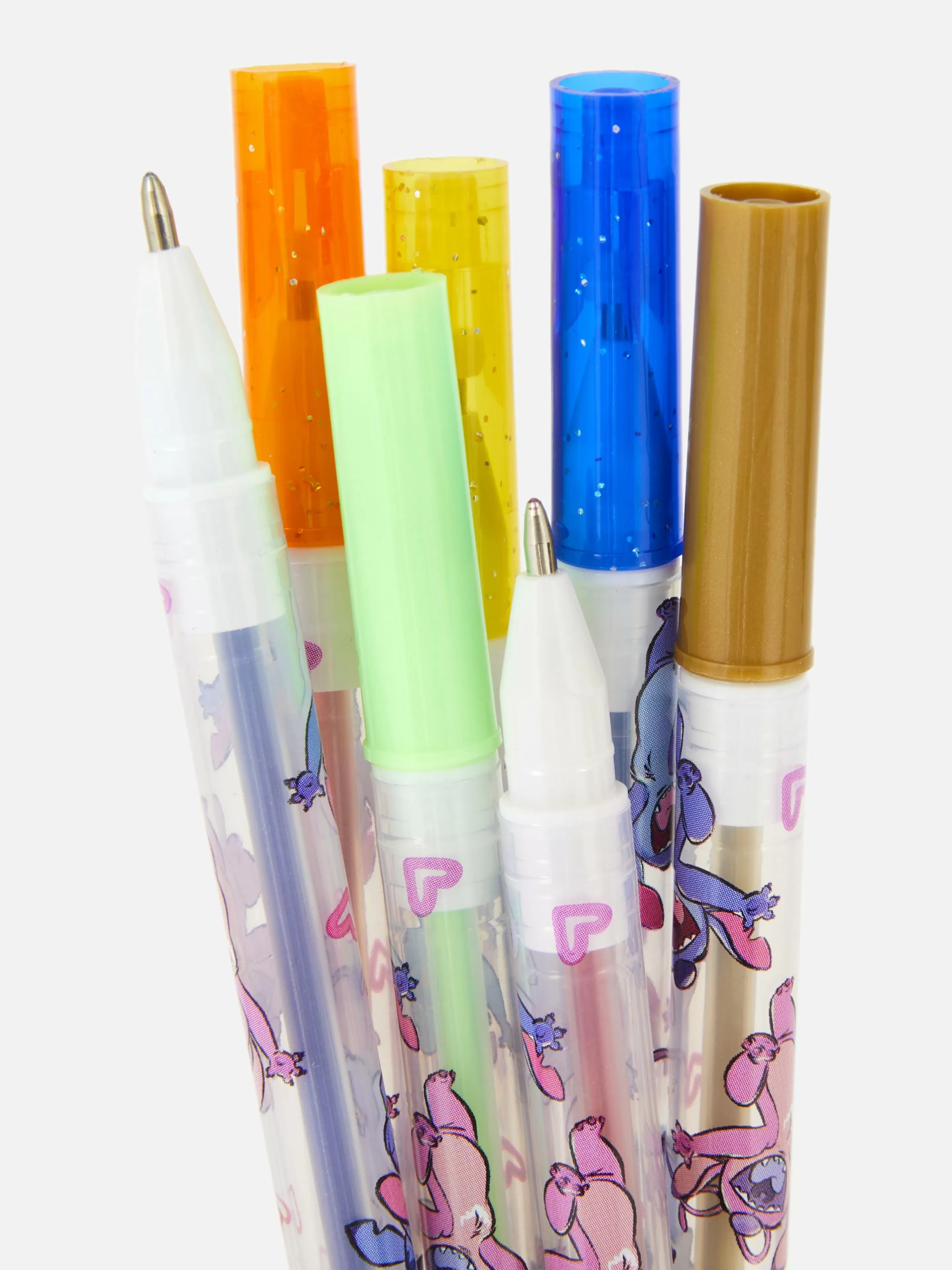 Niños Primark Bolígrafos Y Lápices | Pack De 24 Bolígrafos De Gel De Stitch De Disney