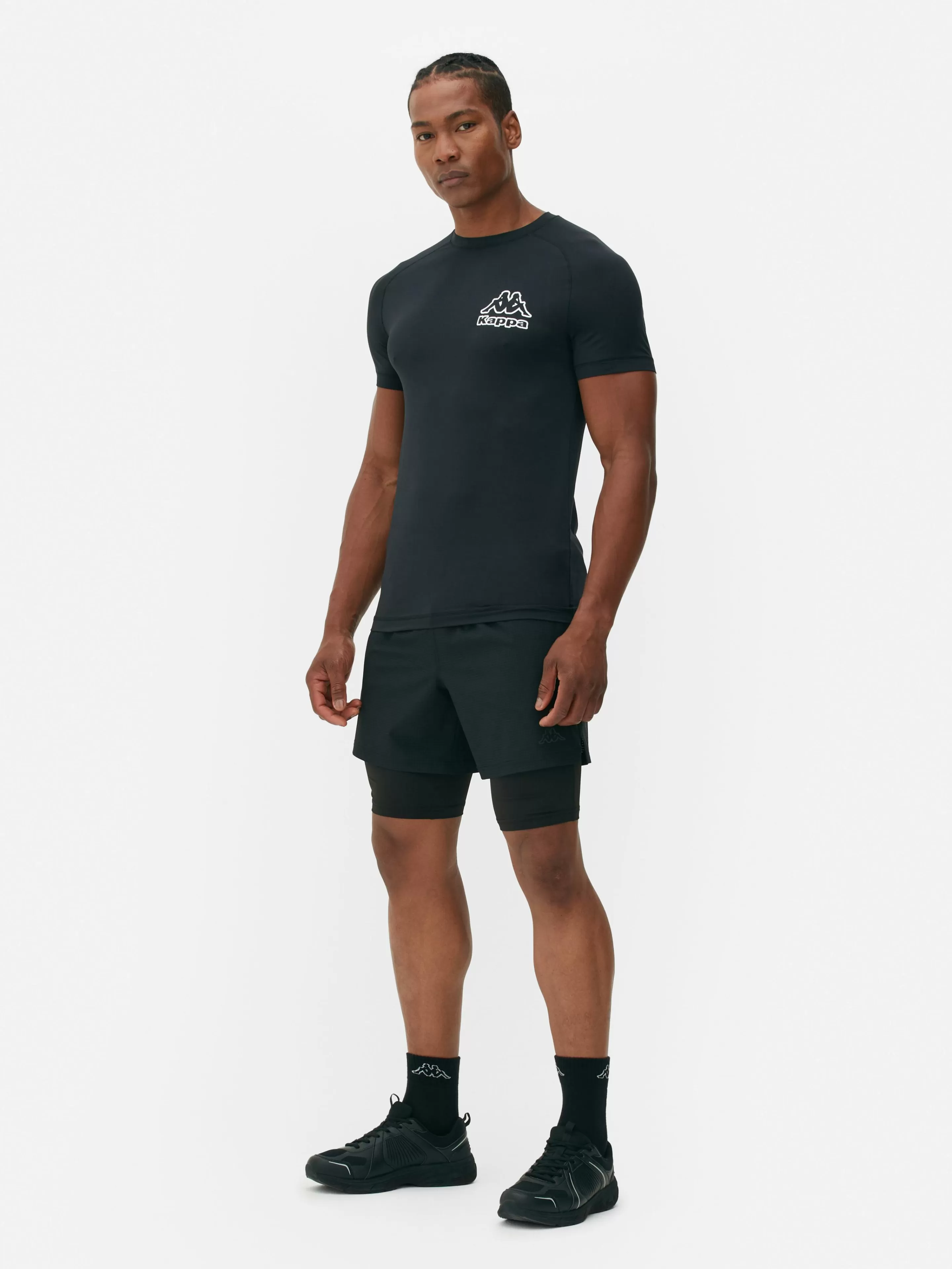 Hombre Primark Ropa Deportiva | Tops Y Camisetas | Pack De 2 Camisetas Deportivas De Kappa X