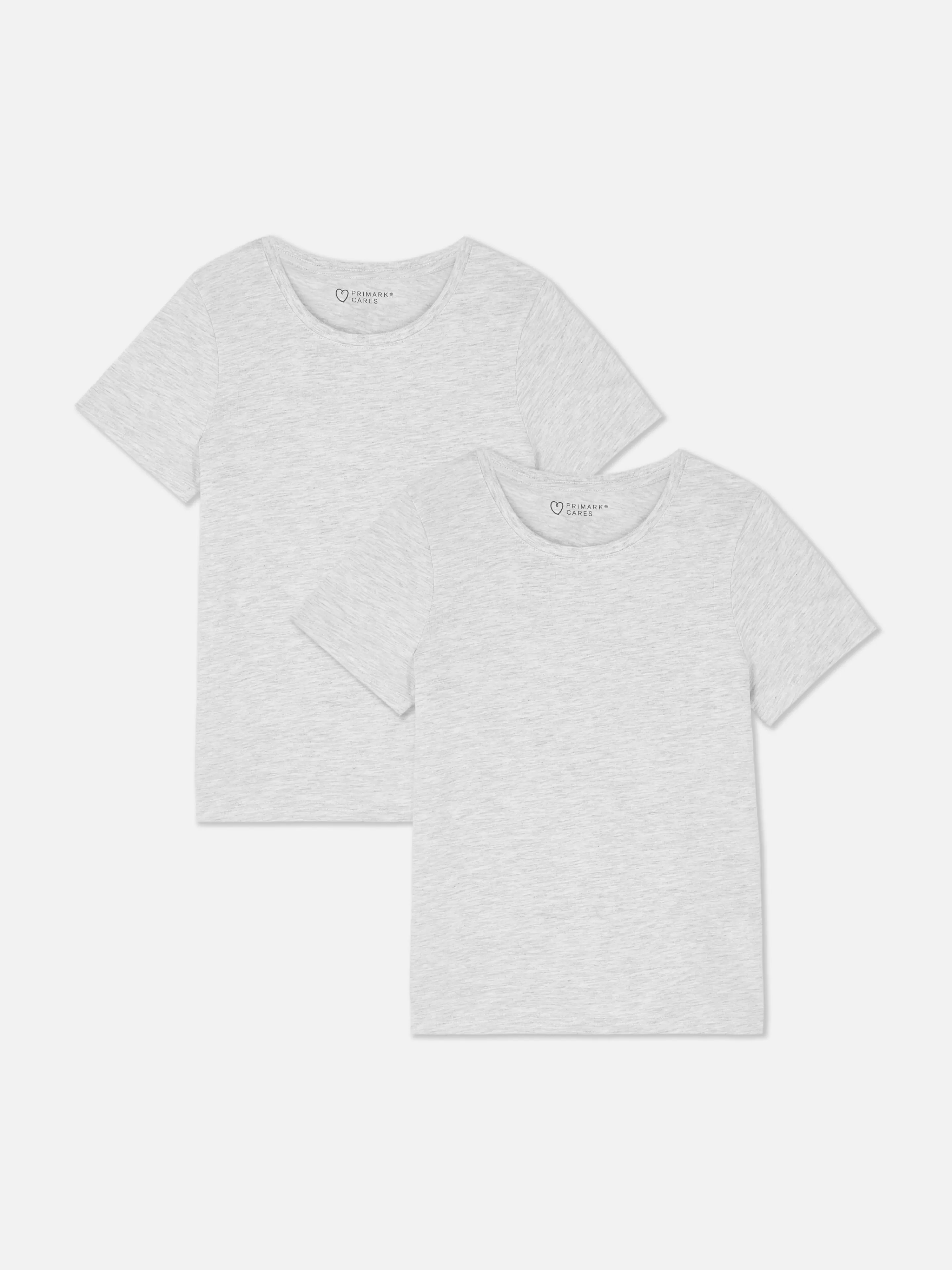 Niños Primark Tops Y Camisetas | Pack De 2 Camisetas Escolares De Manga Corta