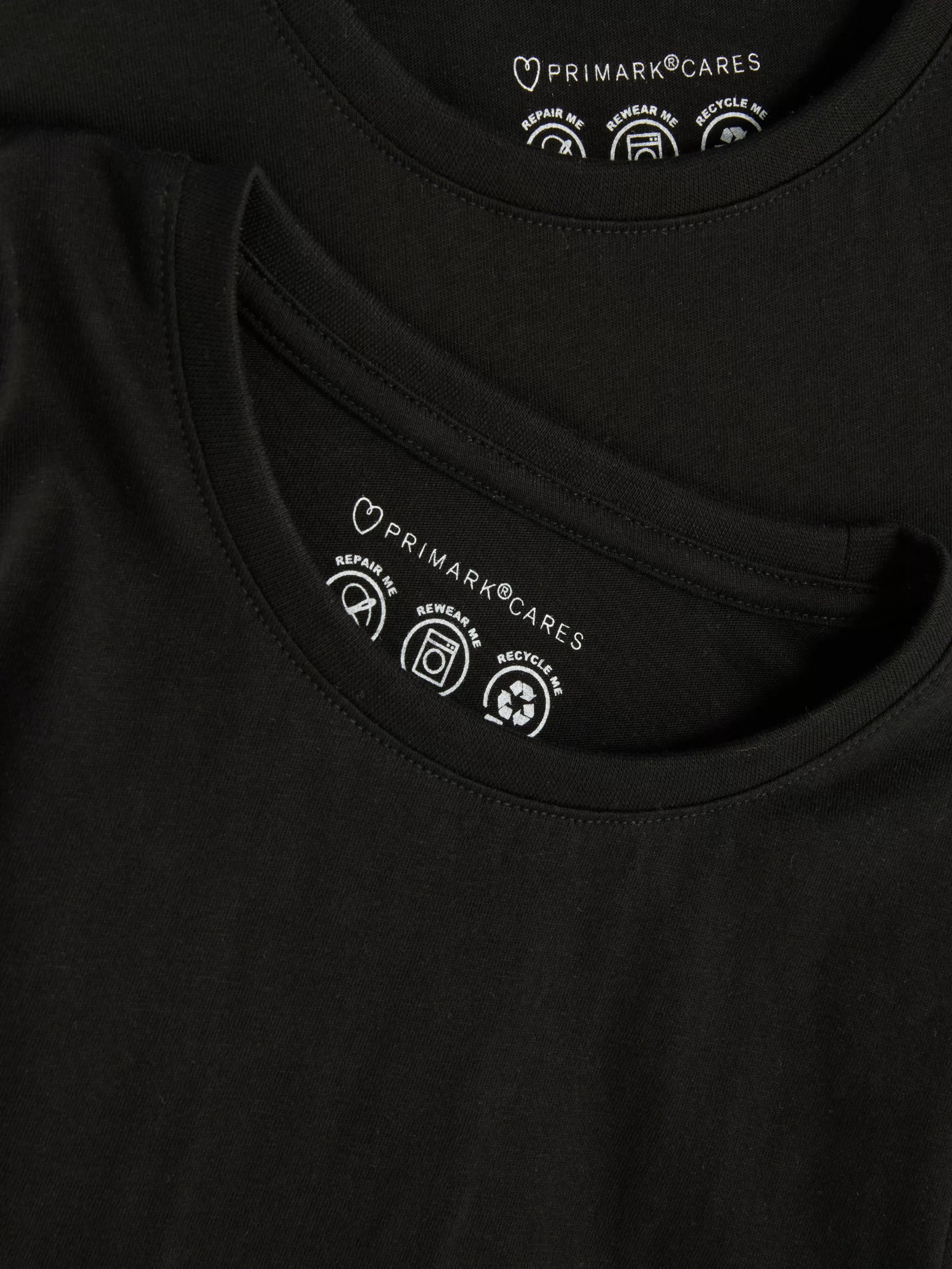 Niños Primark Tops Y Camisetas | Pack De 2 Camisetas Escolares De Manga Corta