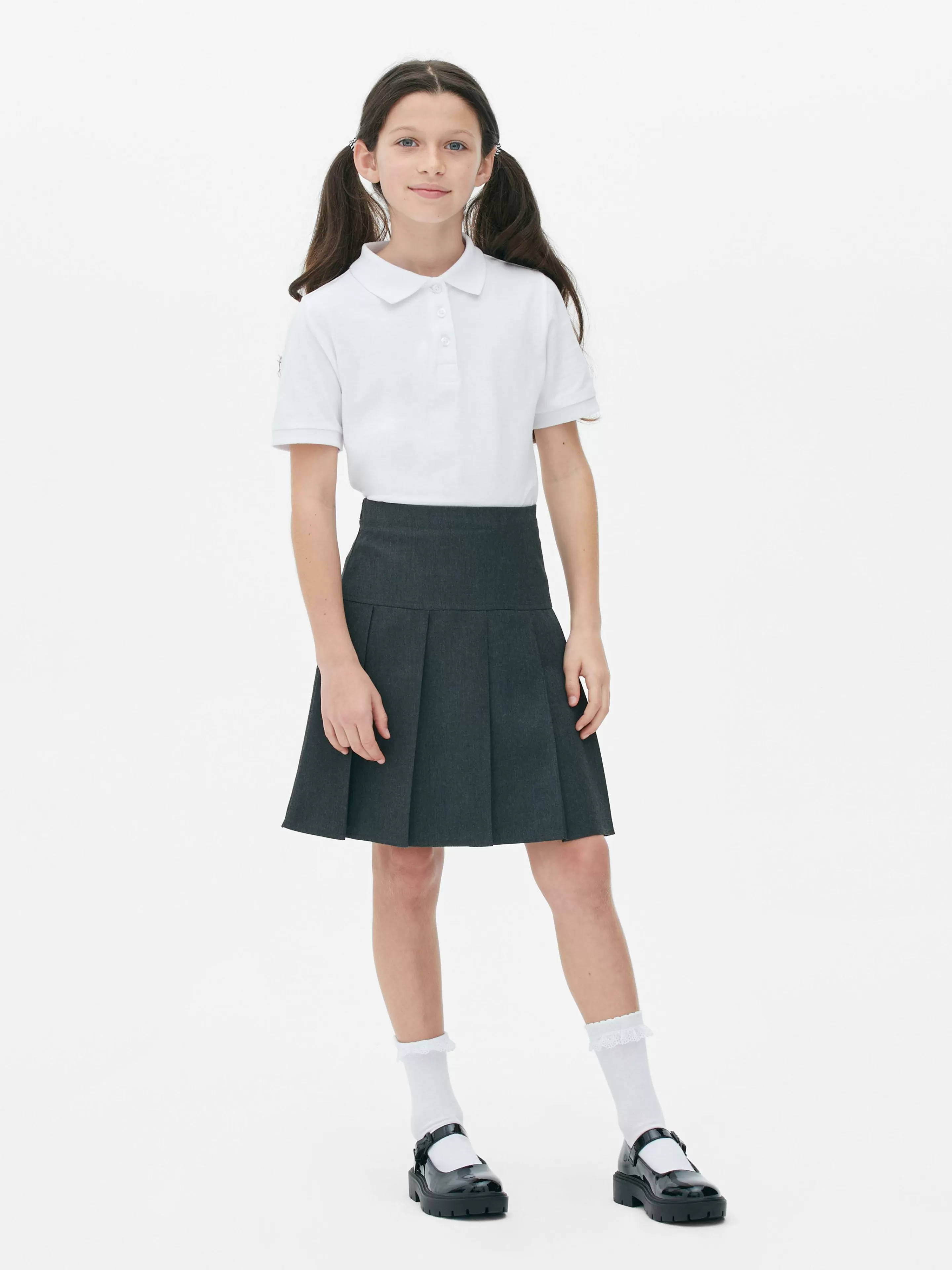 Niños Primark Faldas | Pack De 2 Faldas Plisadas Escolares Para Niña Mayor