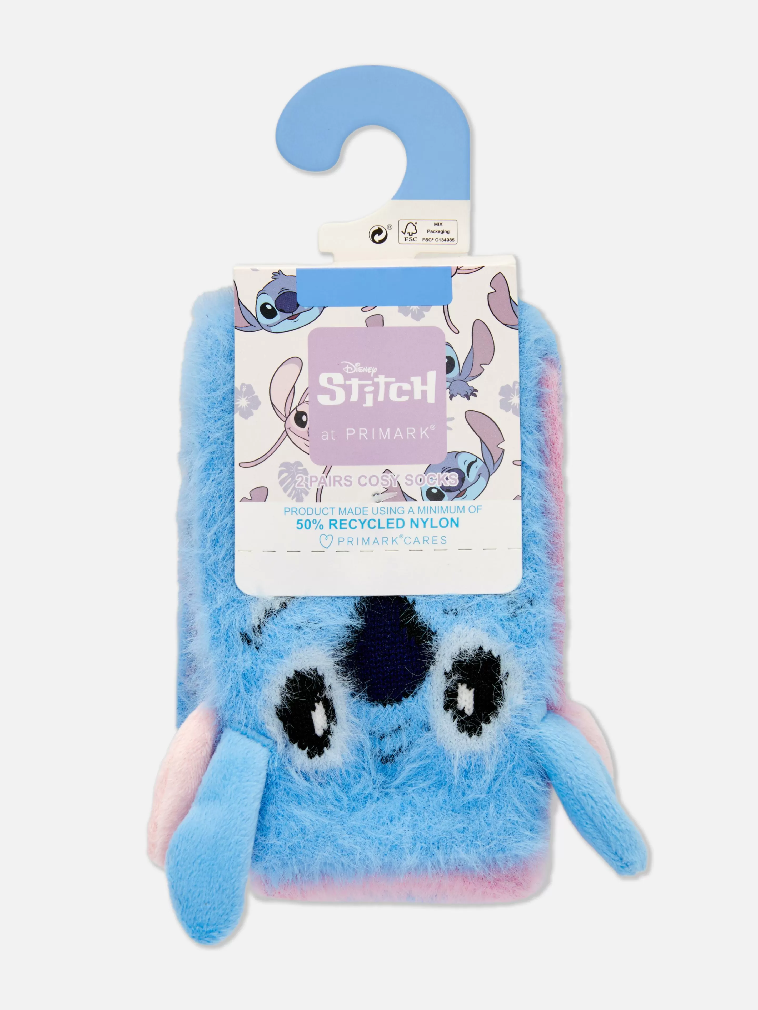 Niños Primark Calcetines Y Medias | Pack De 2 Pares De Calcetines De Stitch Y Ángel