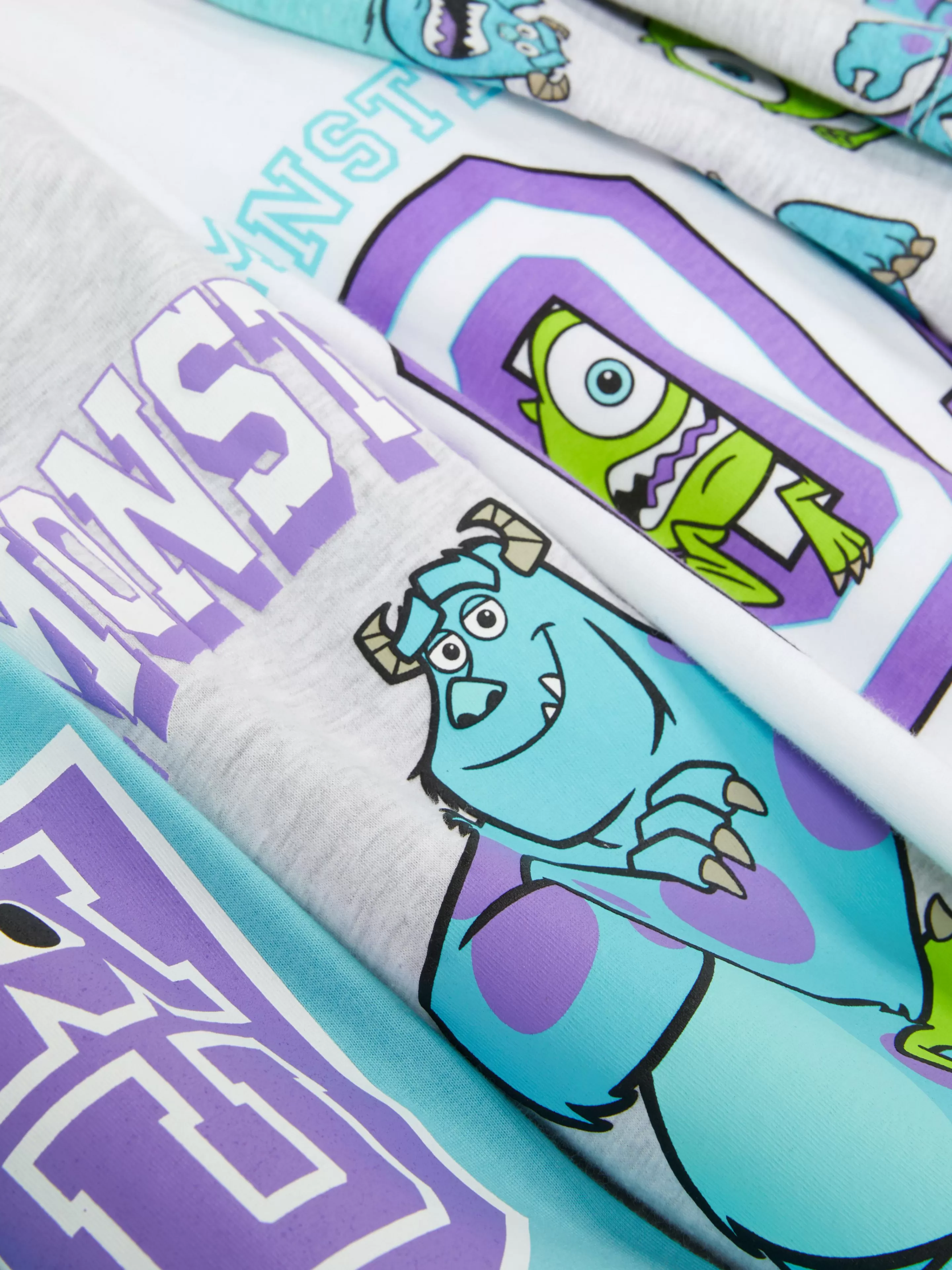 Niños Primark Pijamas Y Ropa Para Dormir | Pack De 2 Pijamas Cortos De Monstruos S. A.