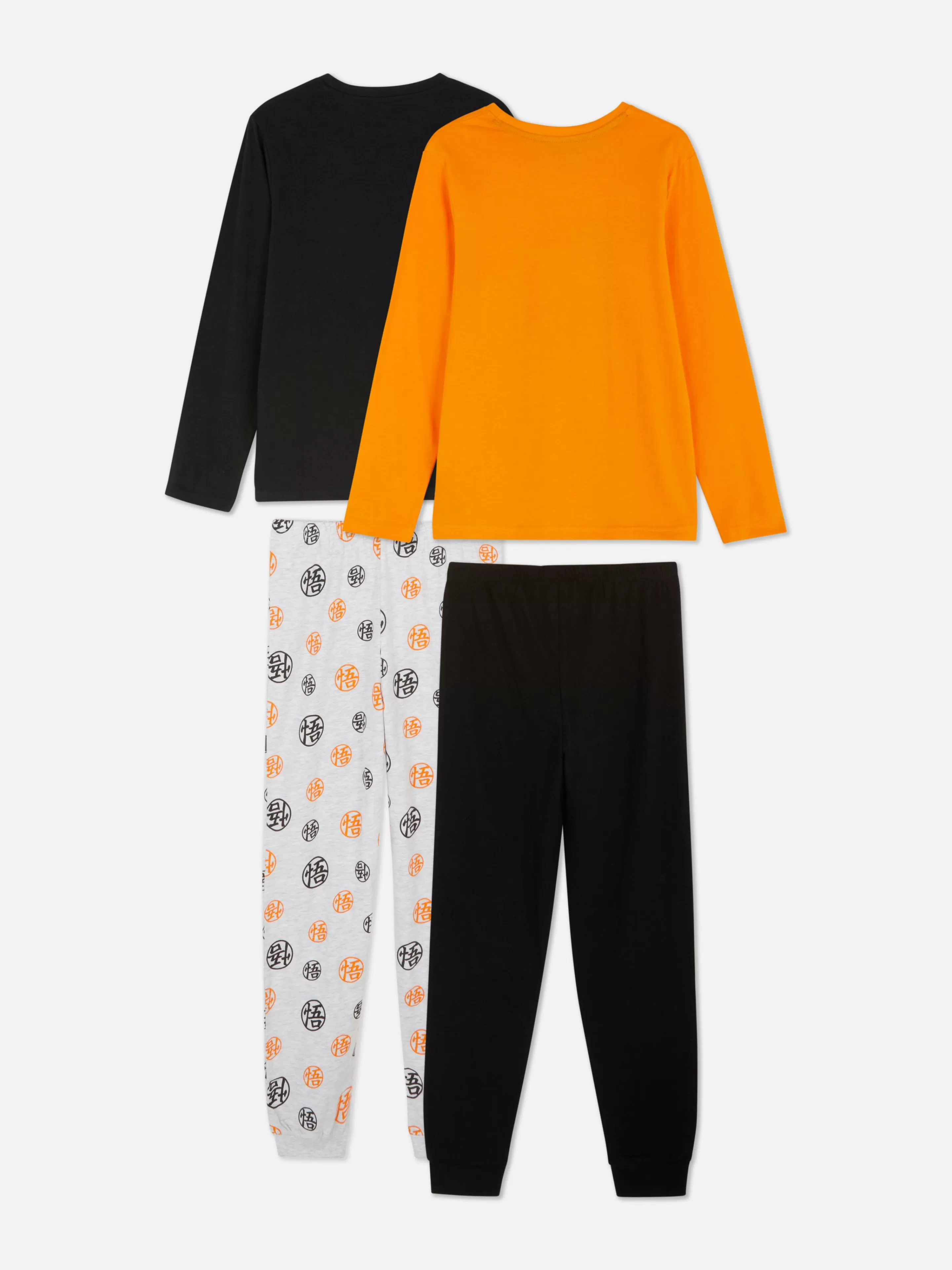 Niños Primark Pijamas Y Ropa Para Dormir | Pack De 2 Pijamas De Manga Larga De Dragon Ball Z