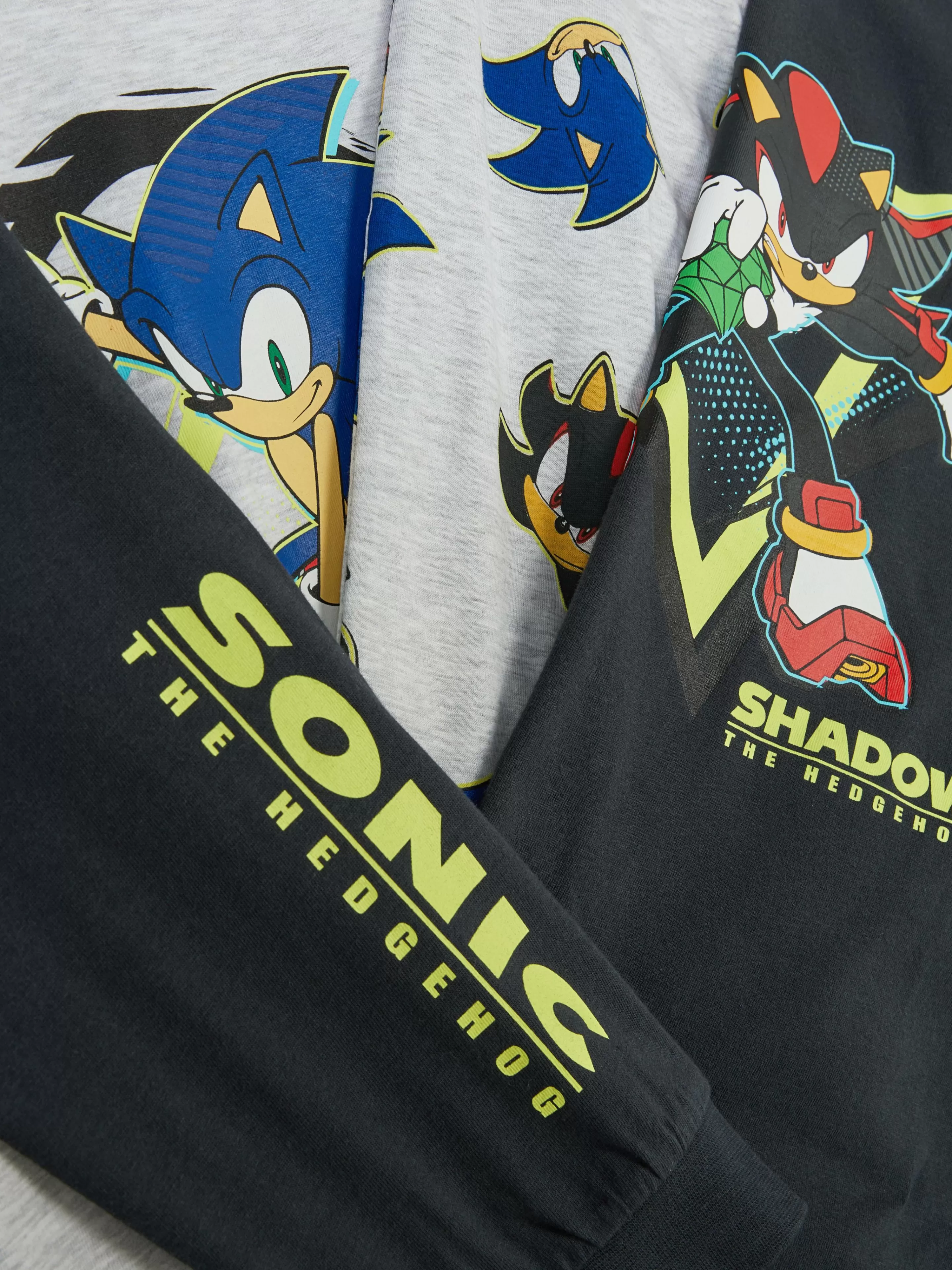 Niños Primark Pijamas Y Ropa Para Dormir | Pack De 2 Pijamas De Sonic, El Erizo, Y Shadow