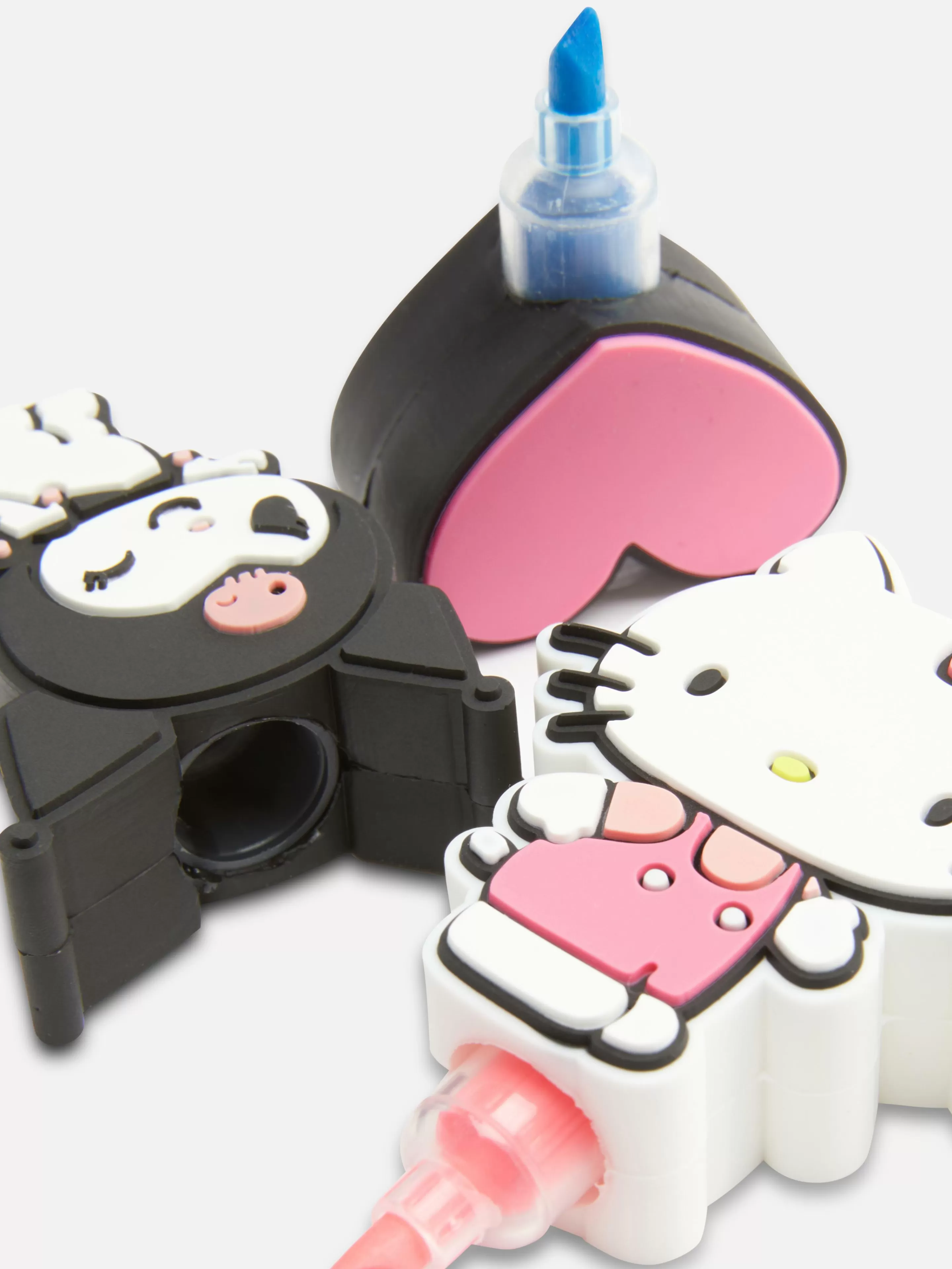 Niños Primark Lápices De Colores | Pack De 2 Subrayadores De Hello Kitty Y Kuromi