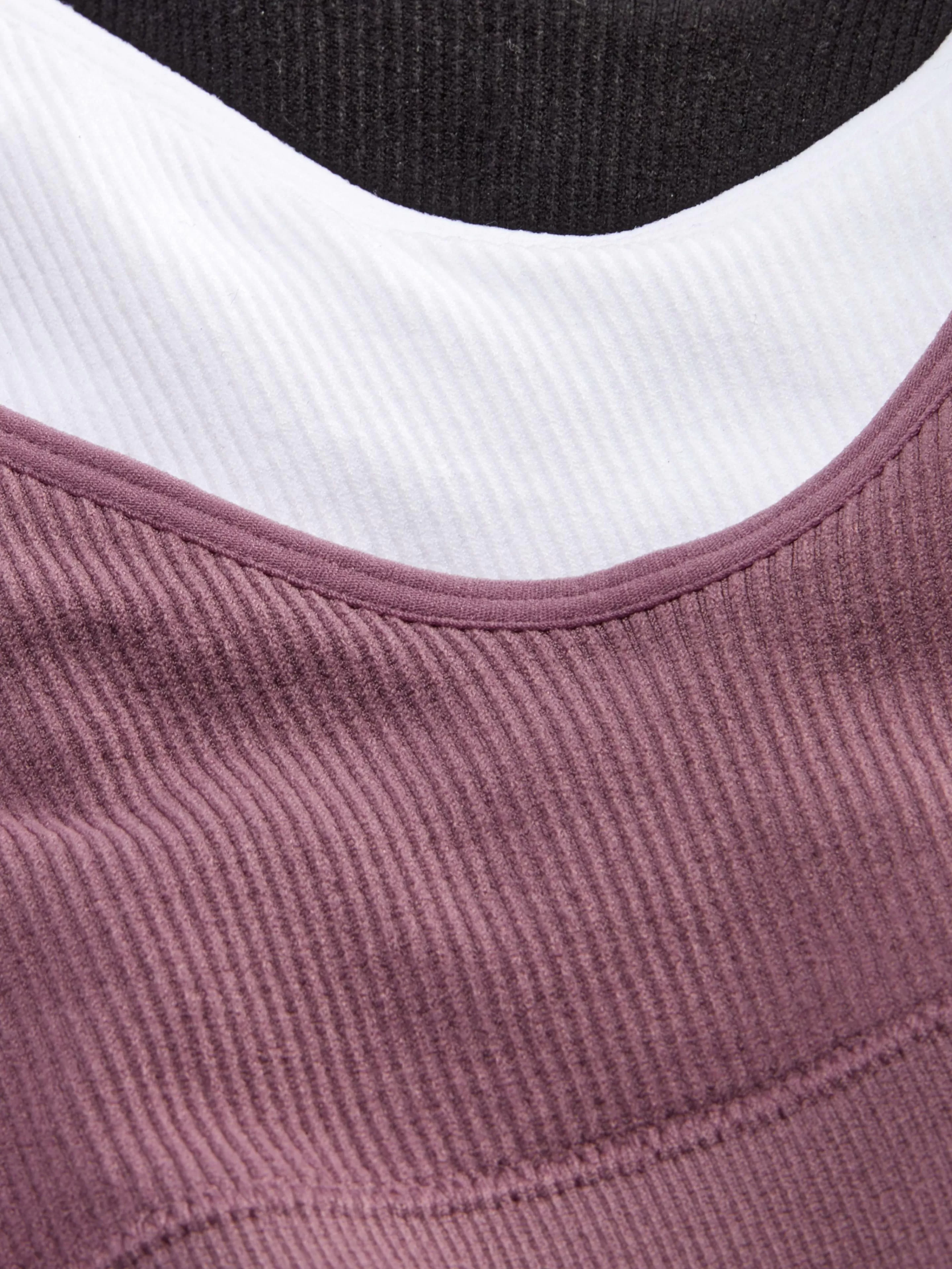 Mujer Primark Sujetadores | Pack De 3 Bralettes Cortos Sin Costuras