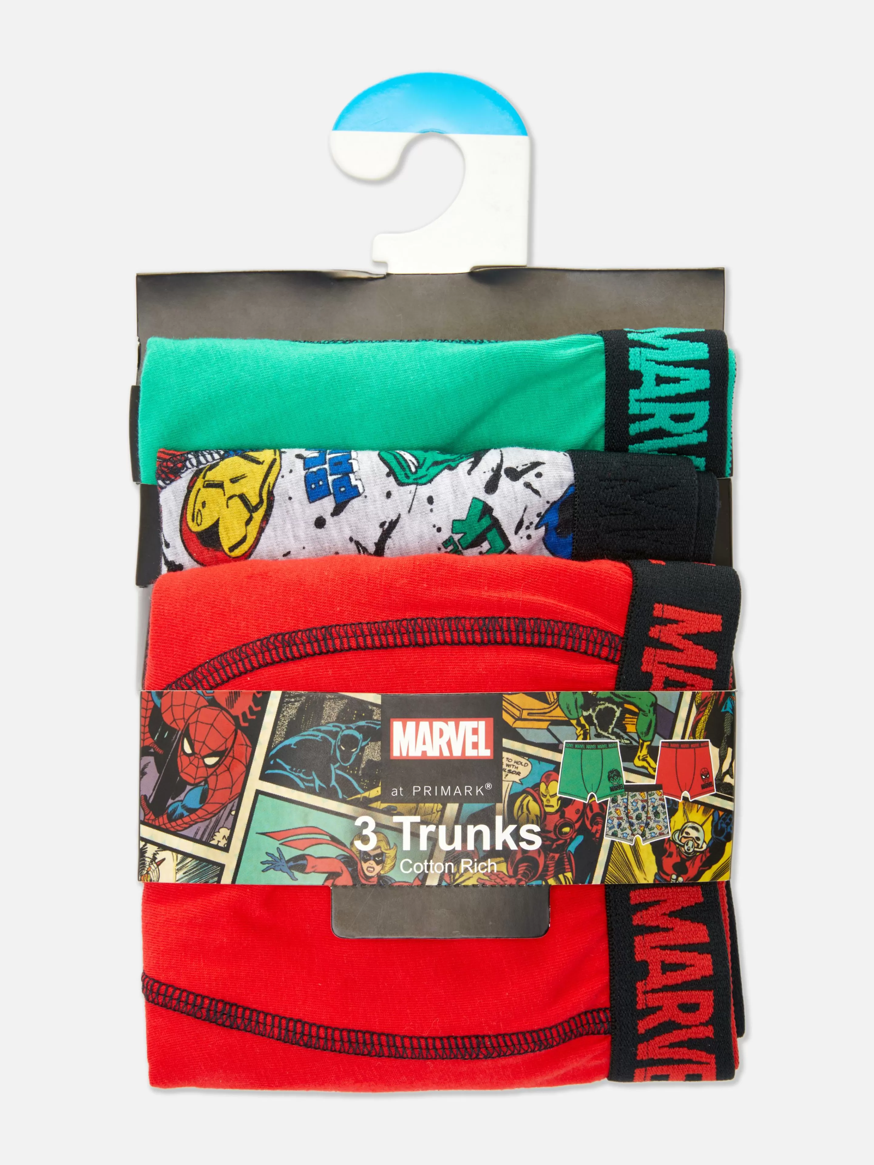 Niños Primark Ropa Interior | Pack De 3 Calzoncillos De Los Vengadores De Marvel