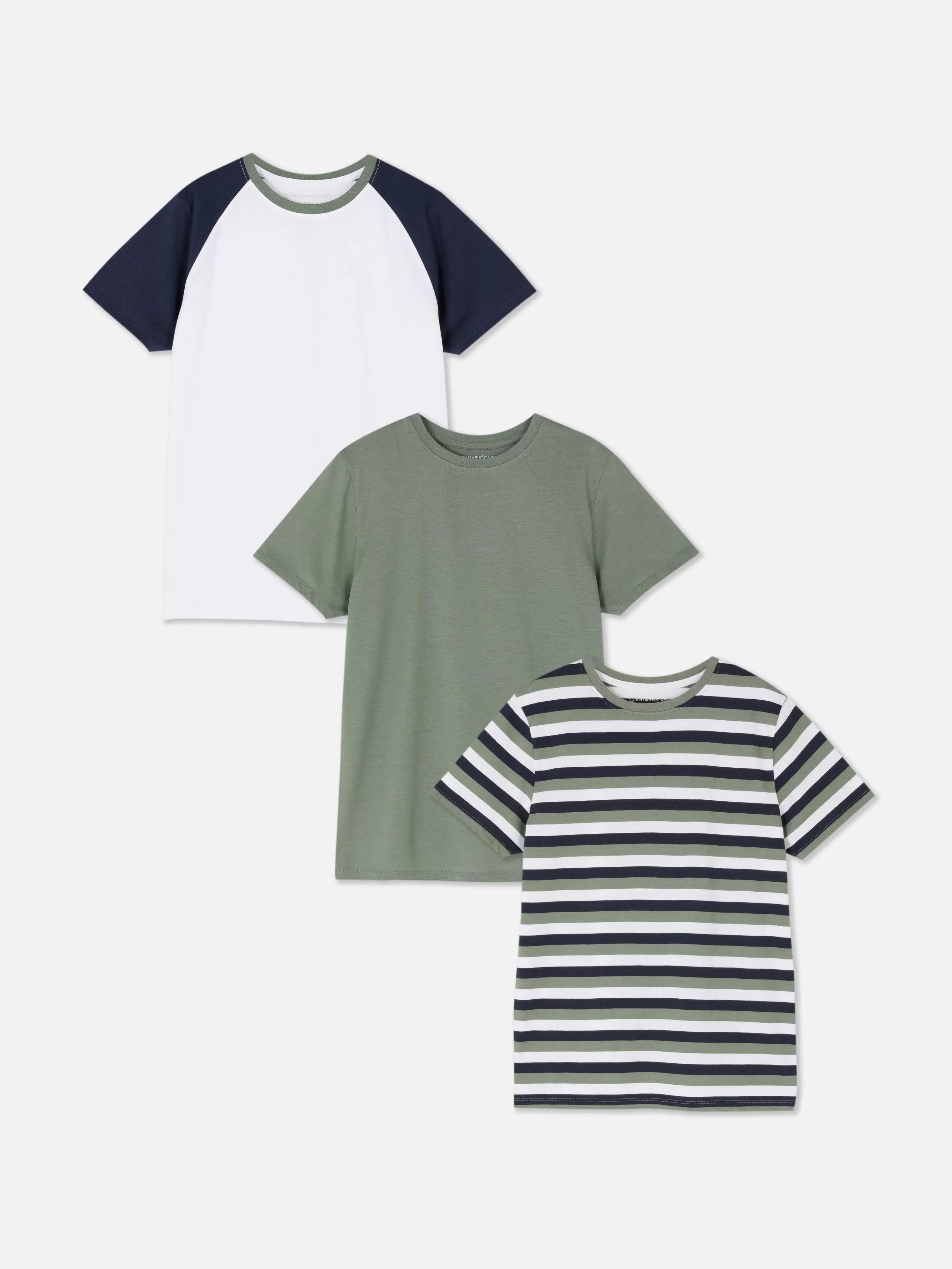 Niños Primark Tops Y Camisetas | Pack De 3 Camisetas De Manga Corta