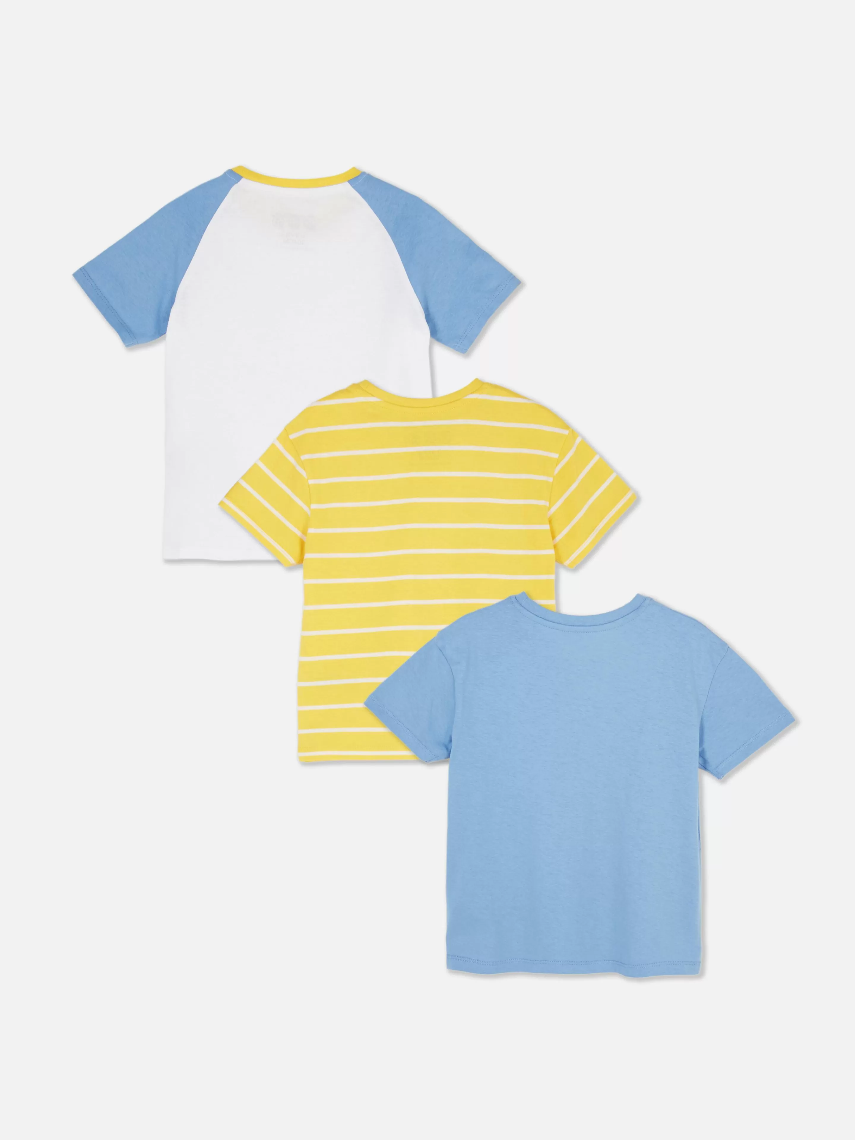 Niños Primark Tops Y Camisetas | Pack De 3 Camisetas De Manga Corta Surtidas