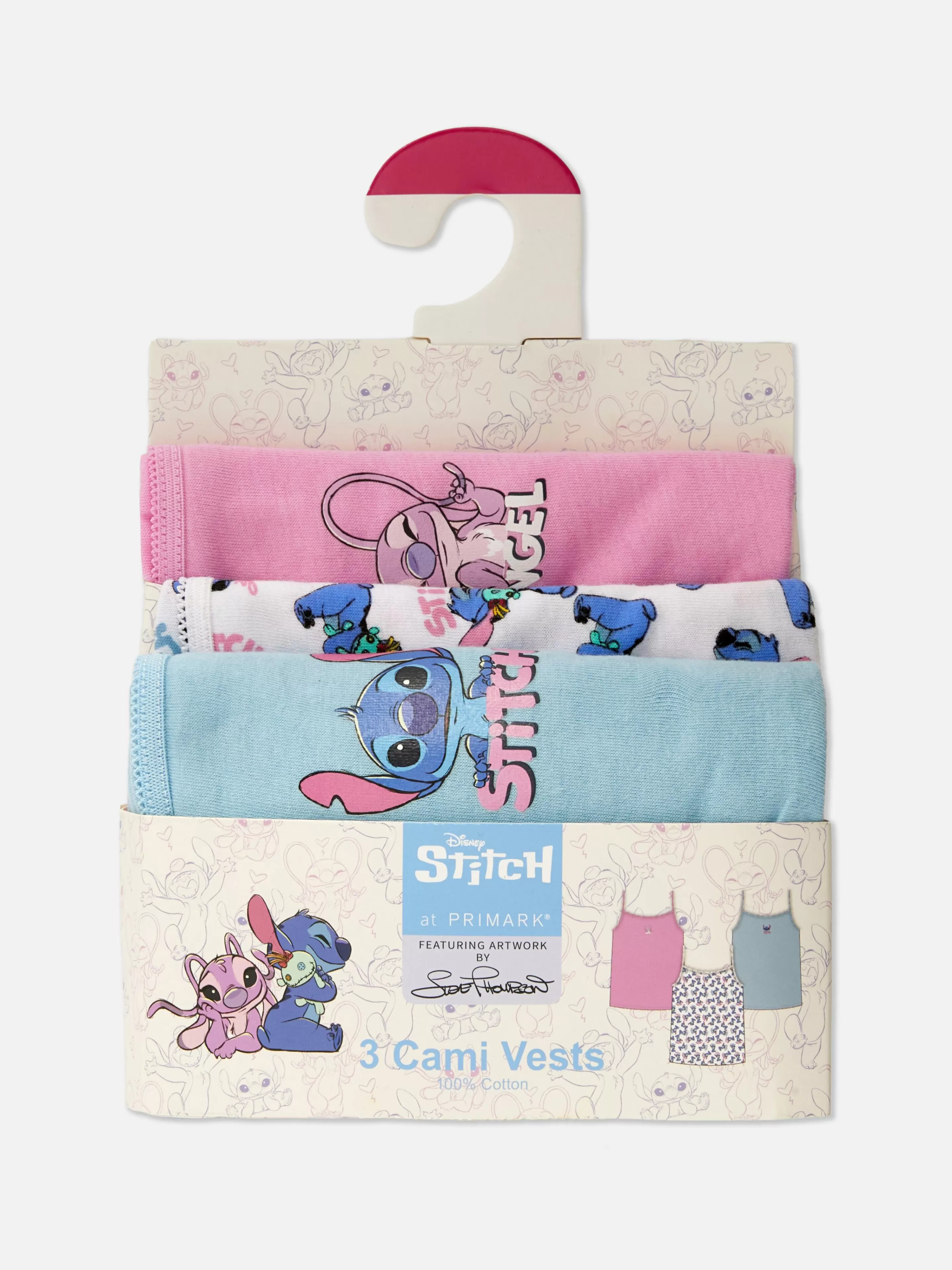 Niños Primark Ropa Interior | Pack De 3 Camisetas De Tirantes De Stitch De Disney