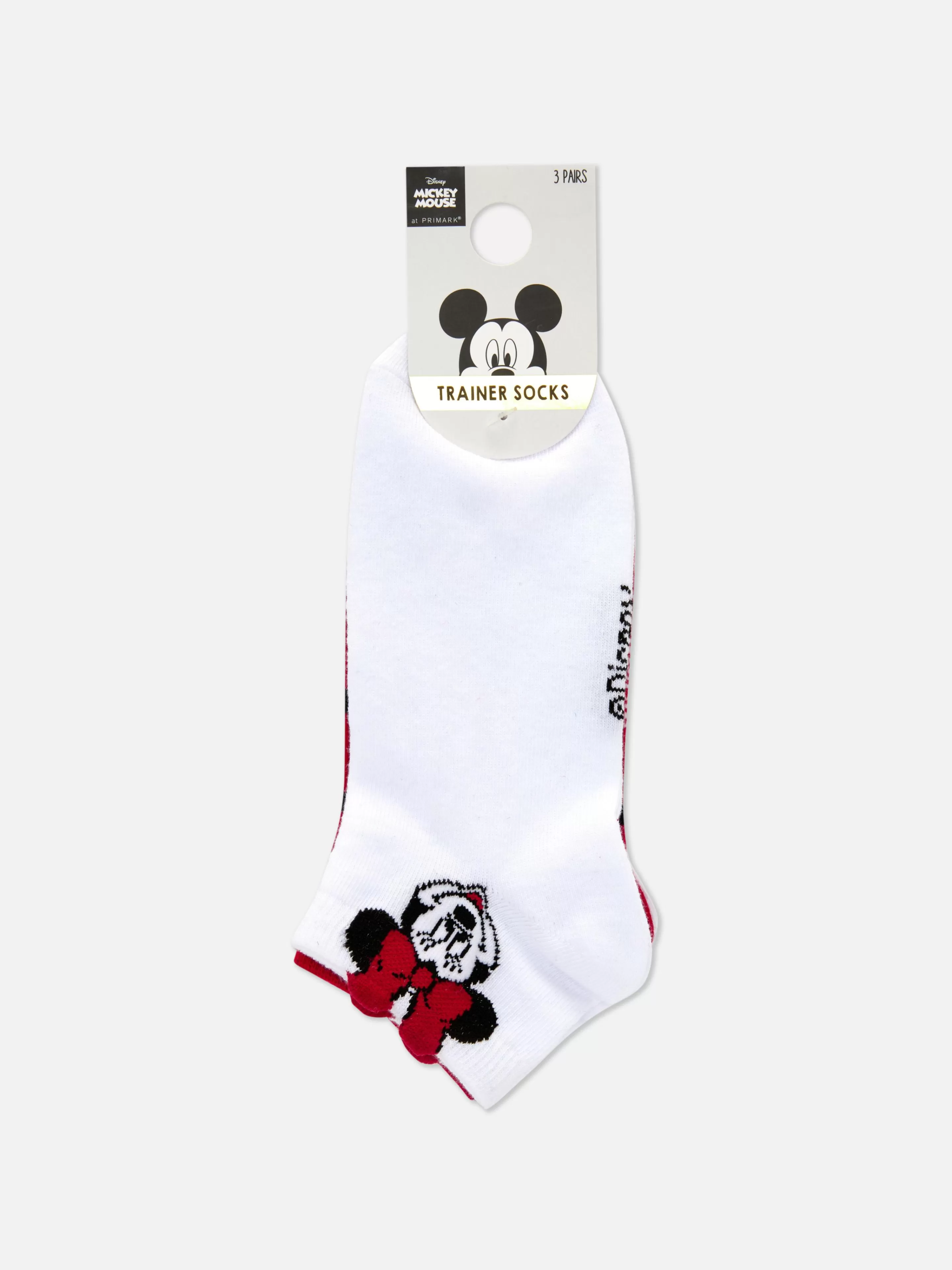 Mujer Primark Calcetines | Pack De 3 Pares De Calcetines De Mickey Y Minnie