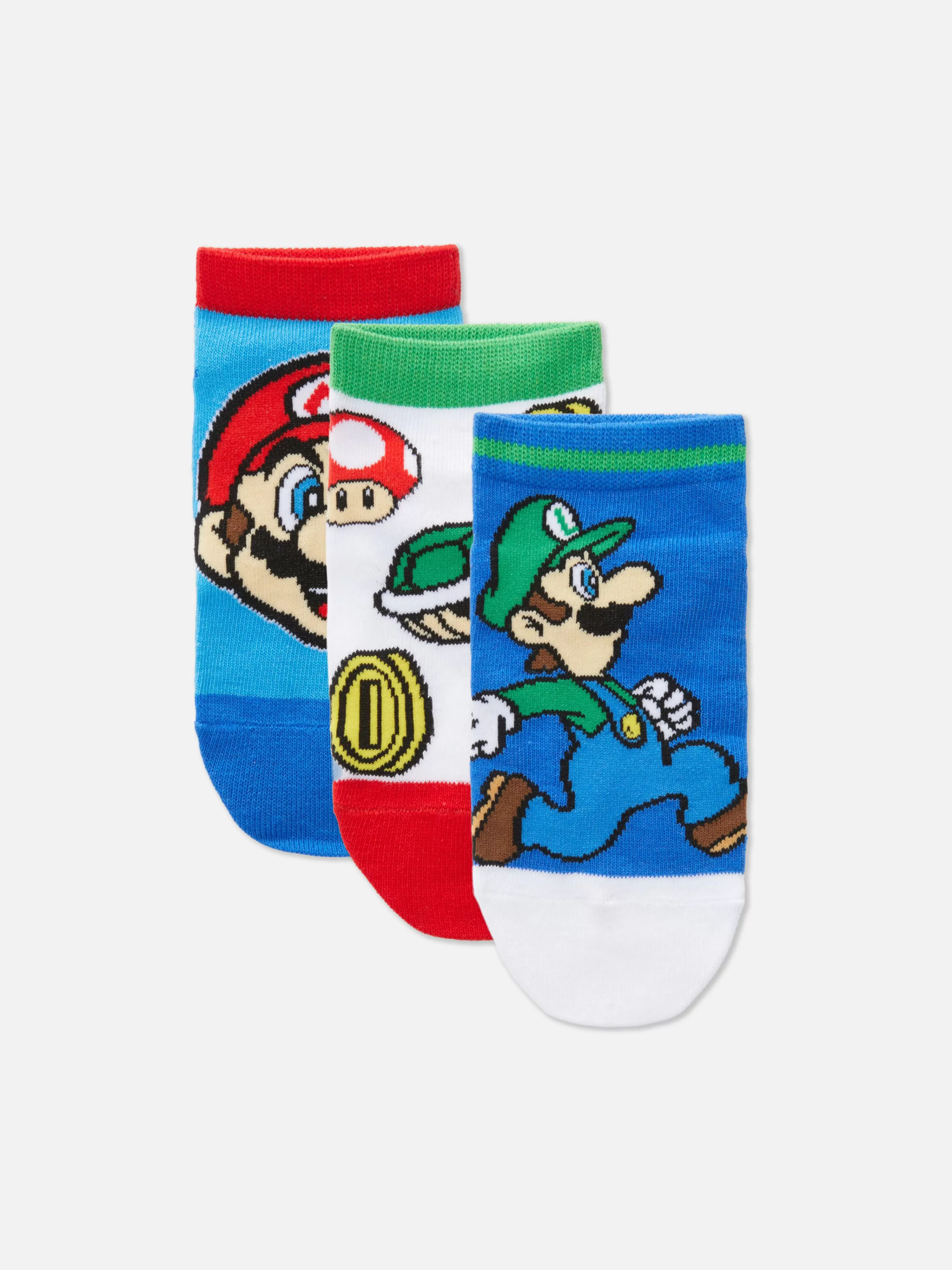 Niños Primark Calcetines | Pack De 3 Pares De Calcetines De Super Mario World
