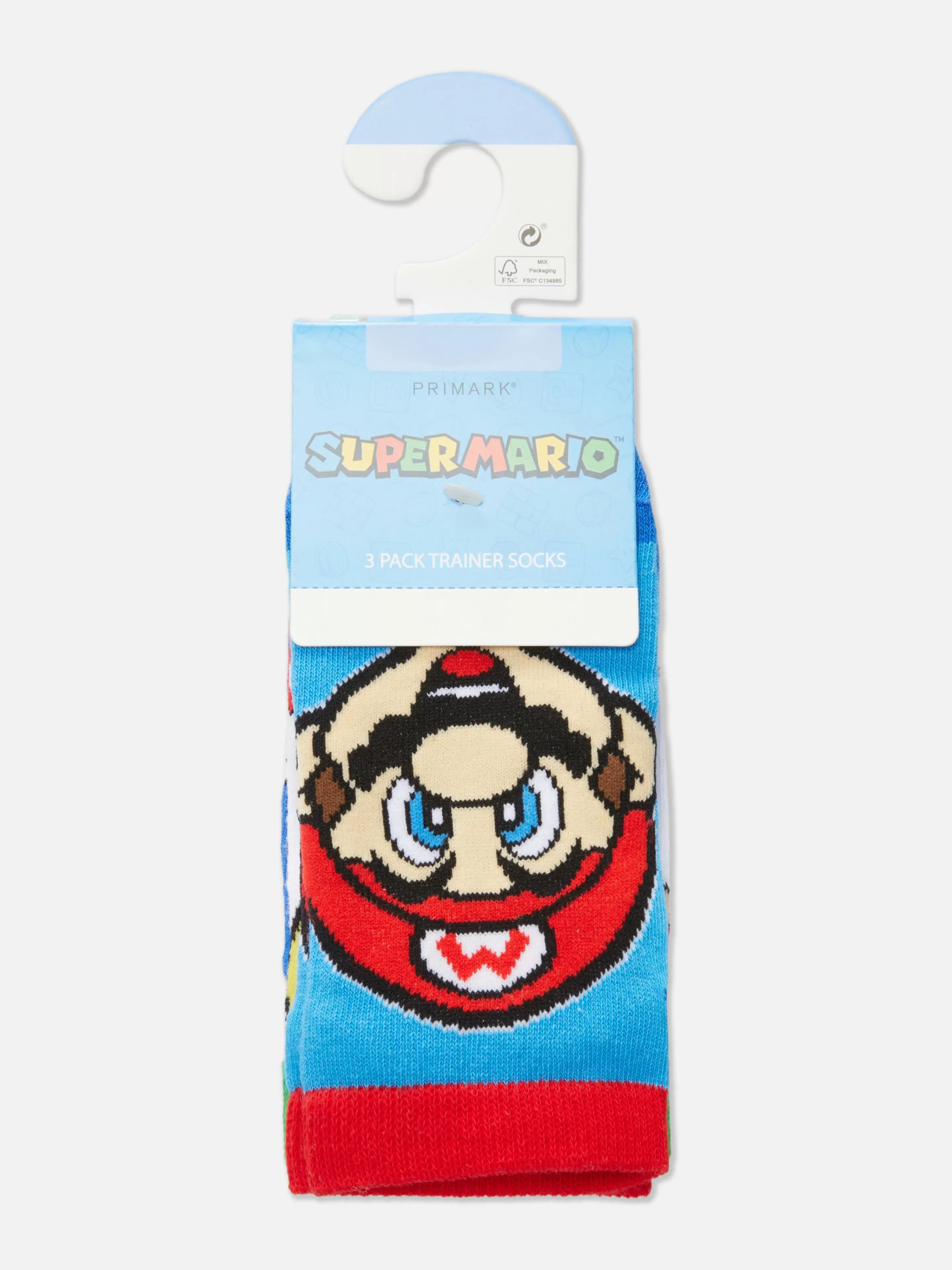 Niños Primark Calcetines | Pack De 3 Pares De Calcetines De Super Mario World