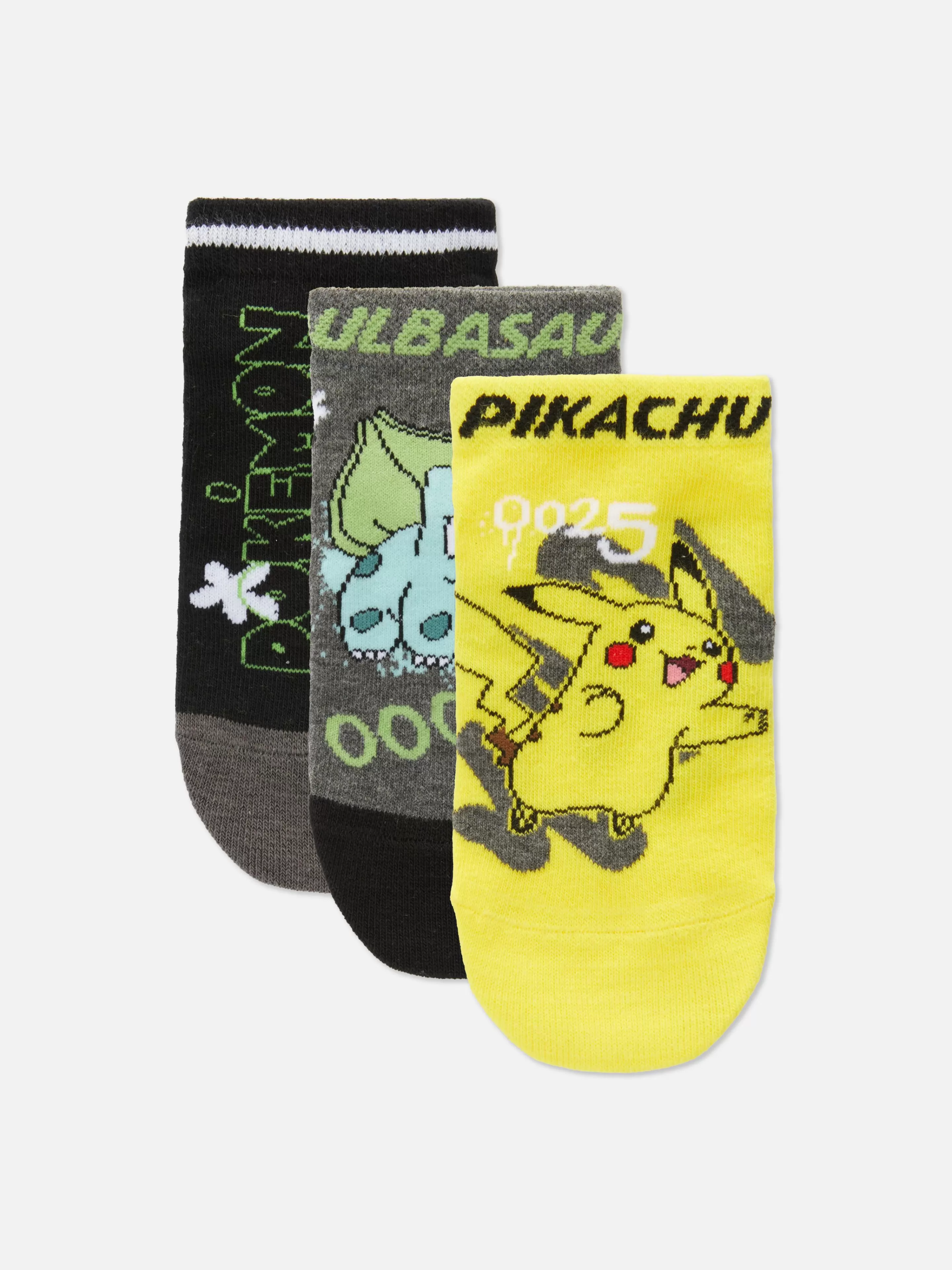 Niños Primark Calcetines | Pack De 3 Pares De Calcetines Deportivos De Pokémon