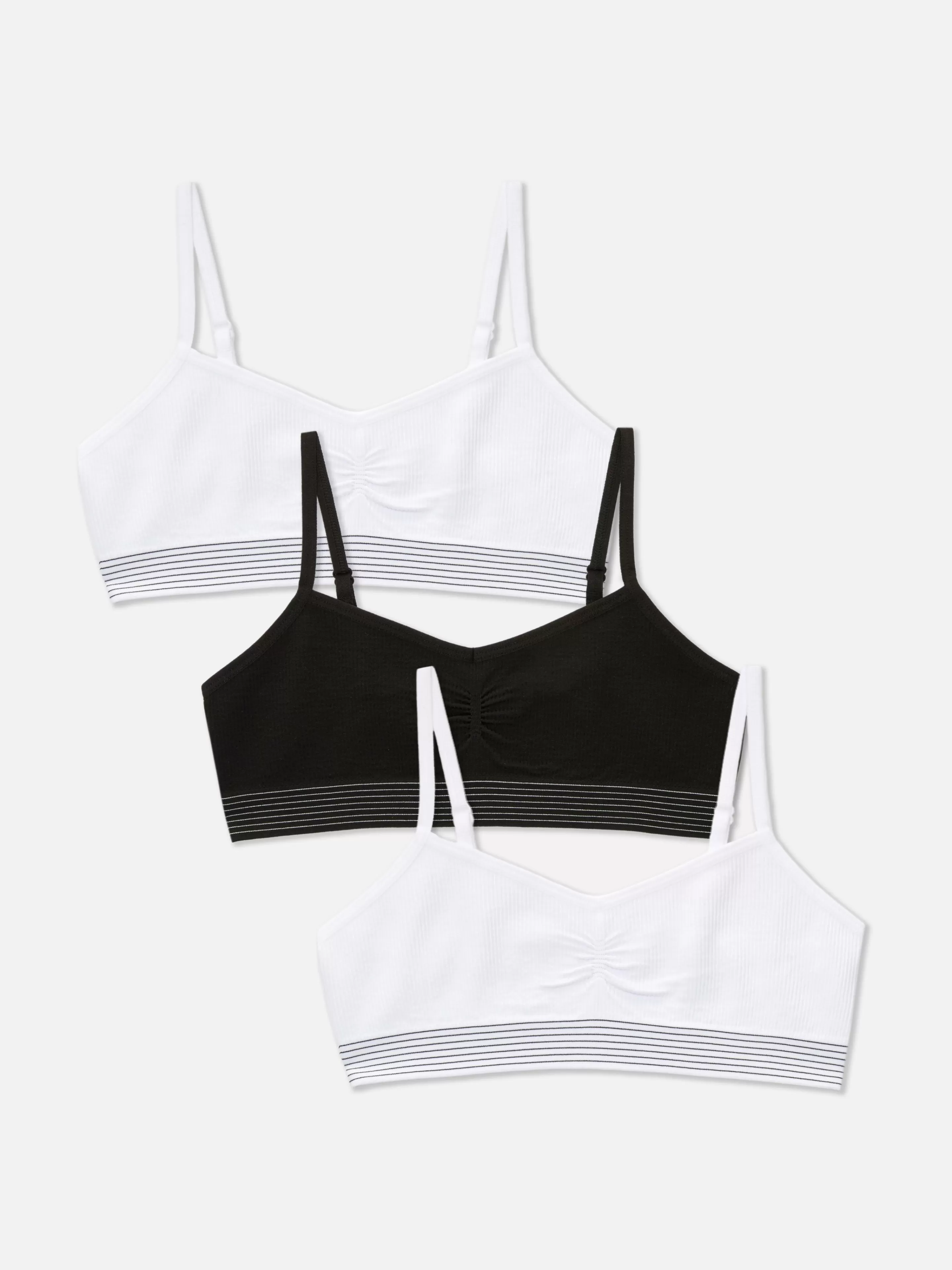 Niños Primark Ropa Interior | Pack De 3 Tops Cortos Con Tirantes