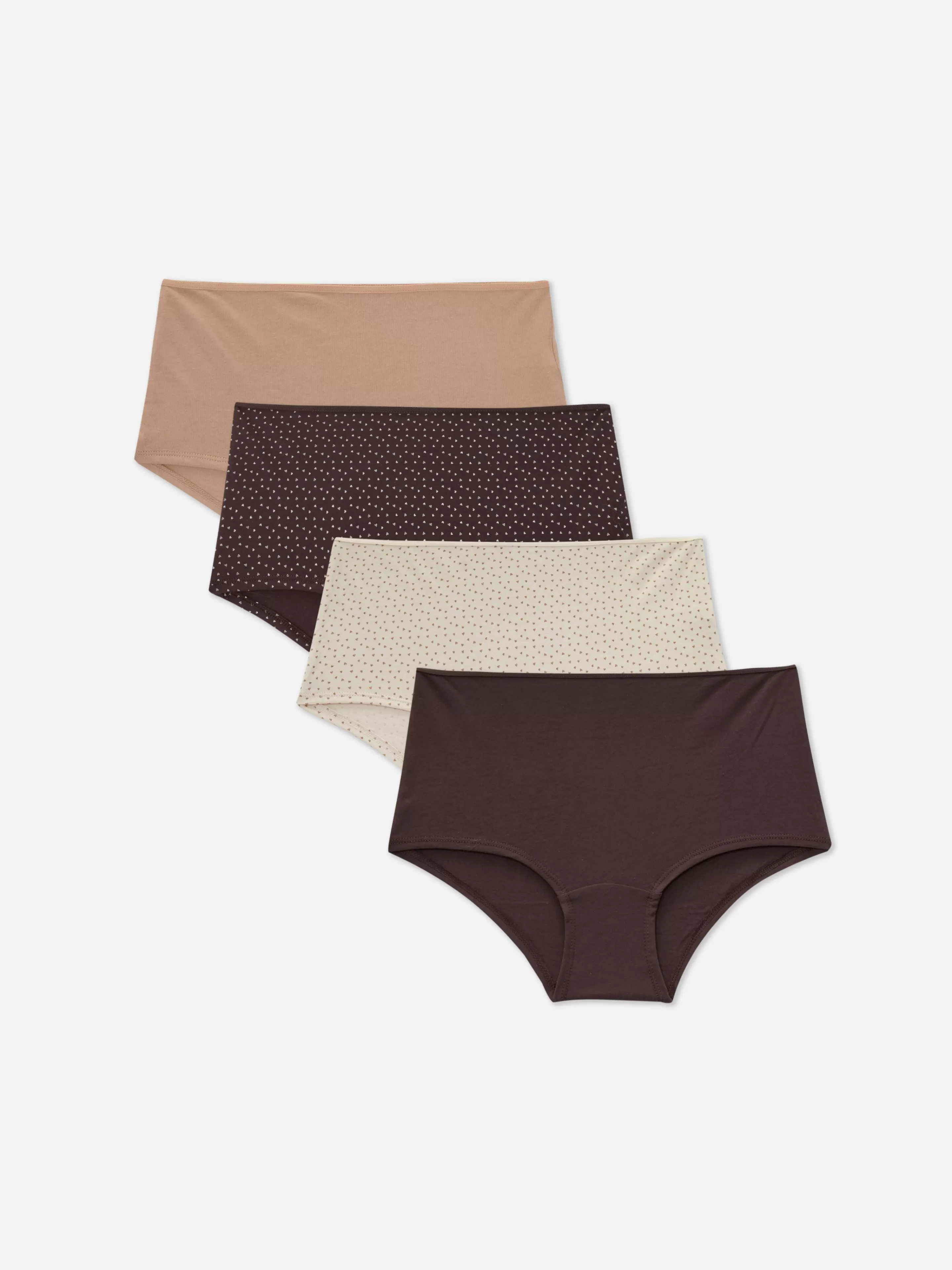 Mujer Primark Bragas | Pack De 4 Pantalones Cortos Para El Día A Día