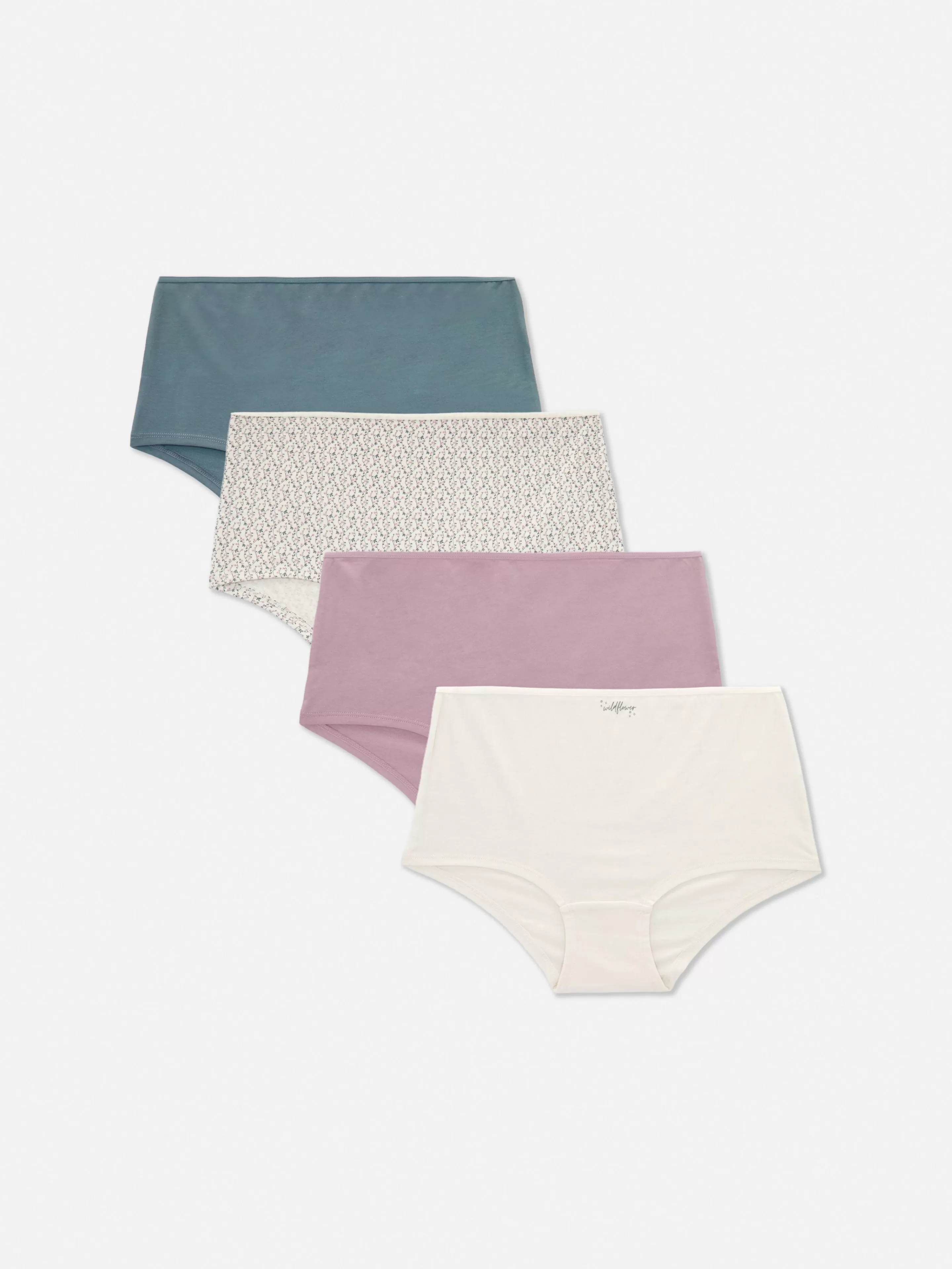 Mujer Primark Bragas | Pack De 4 Pantalones Cortos Para El Día A Día