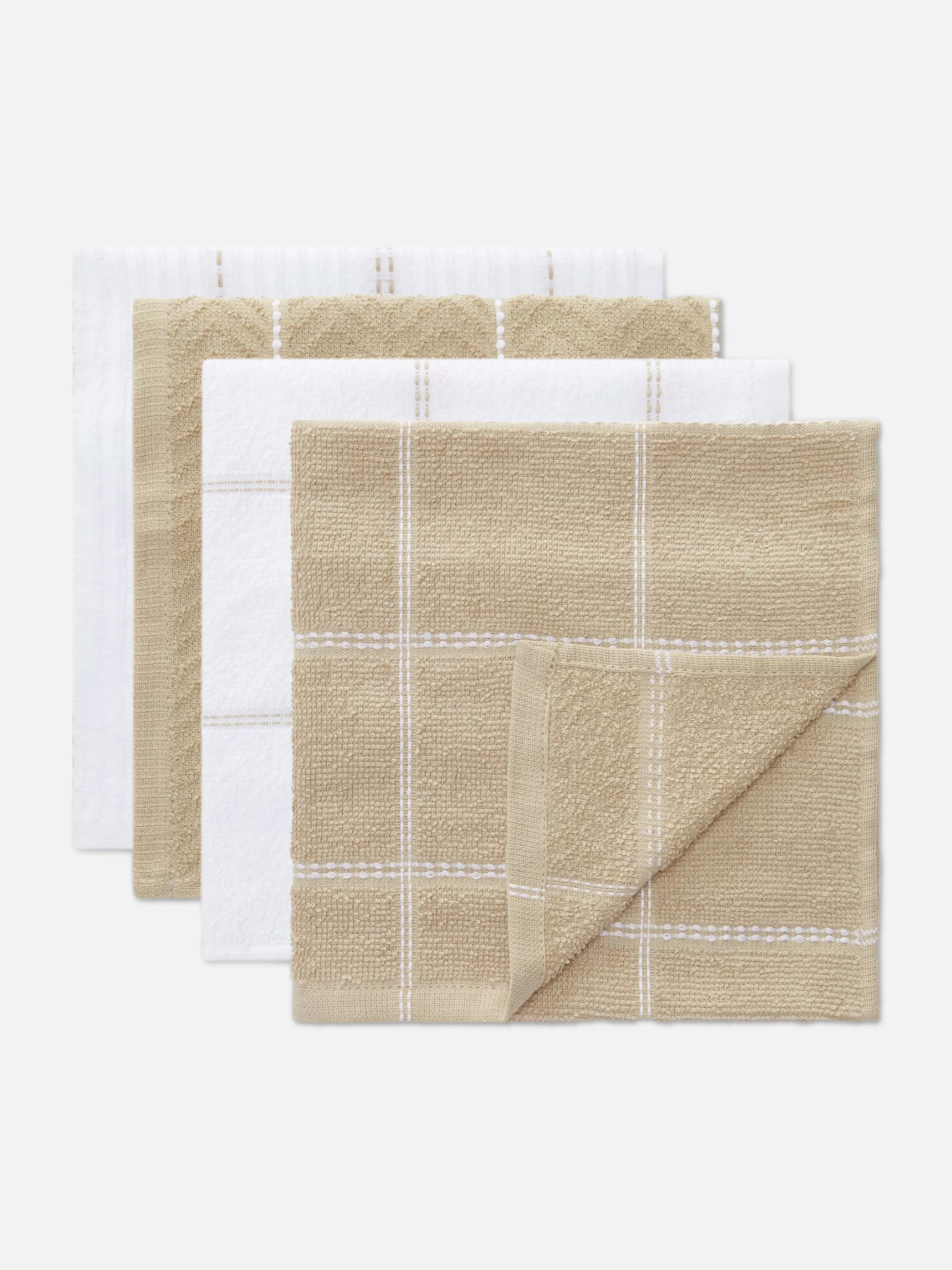 Primark Menaje | Pack De 4 Paños De Cocina De Rizo De Algodón