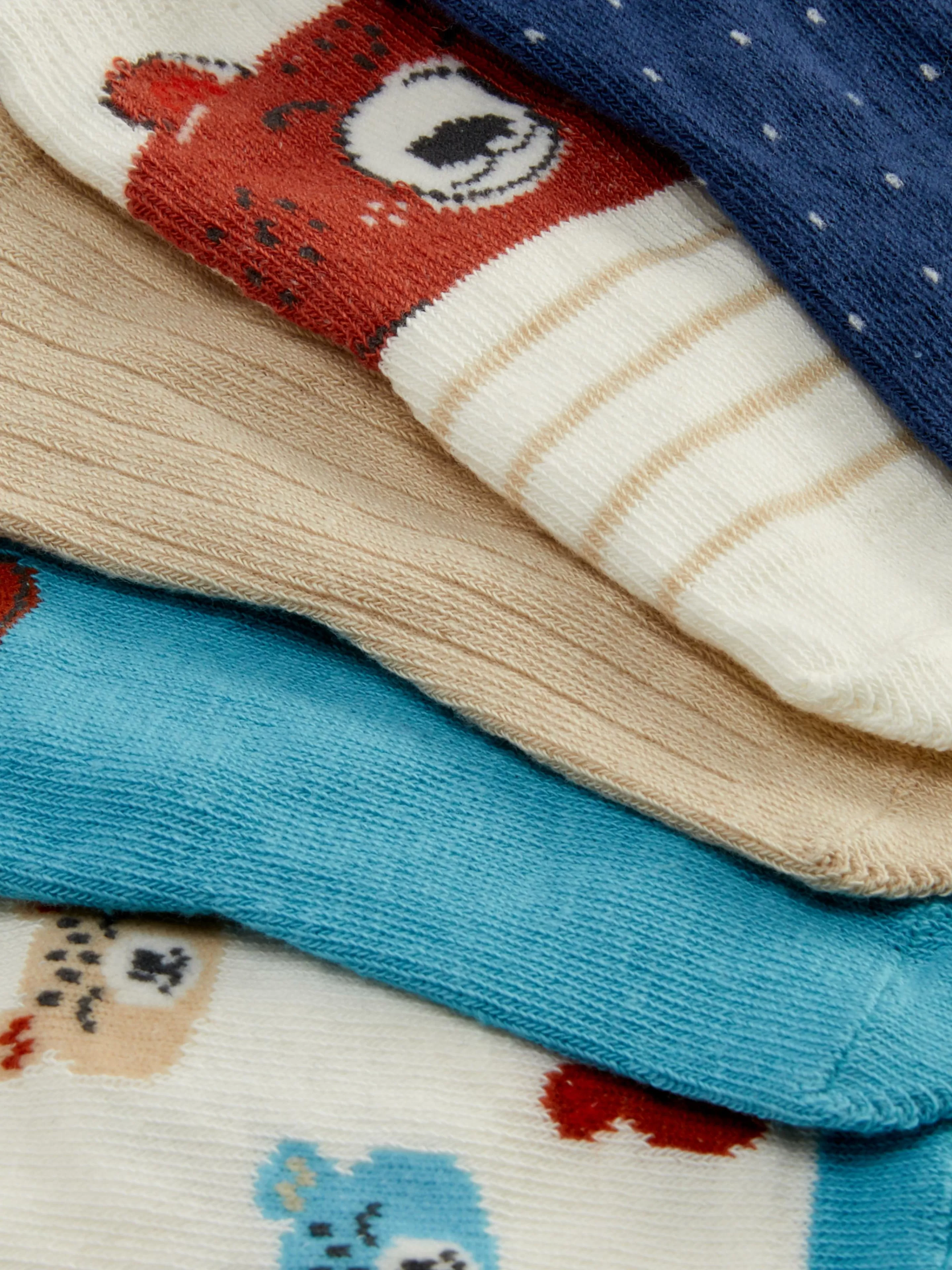 Primark Calcetines Y Medias | Pack De 5 Pares De Calcetines Con Estampado De Osos