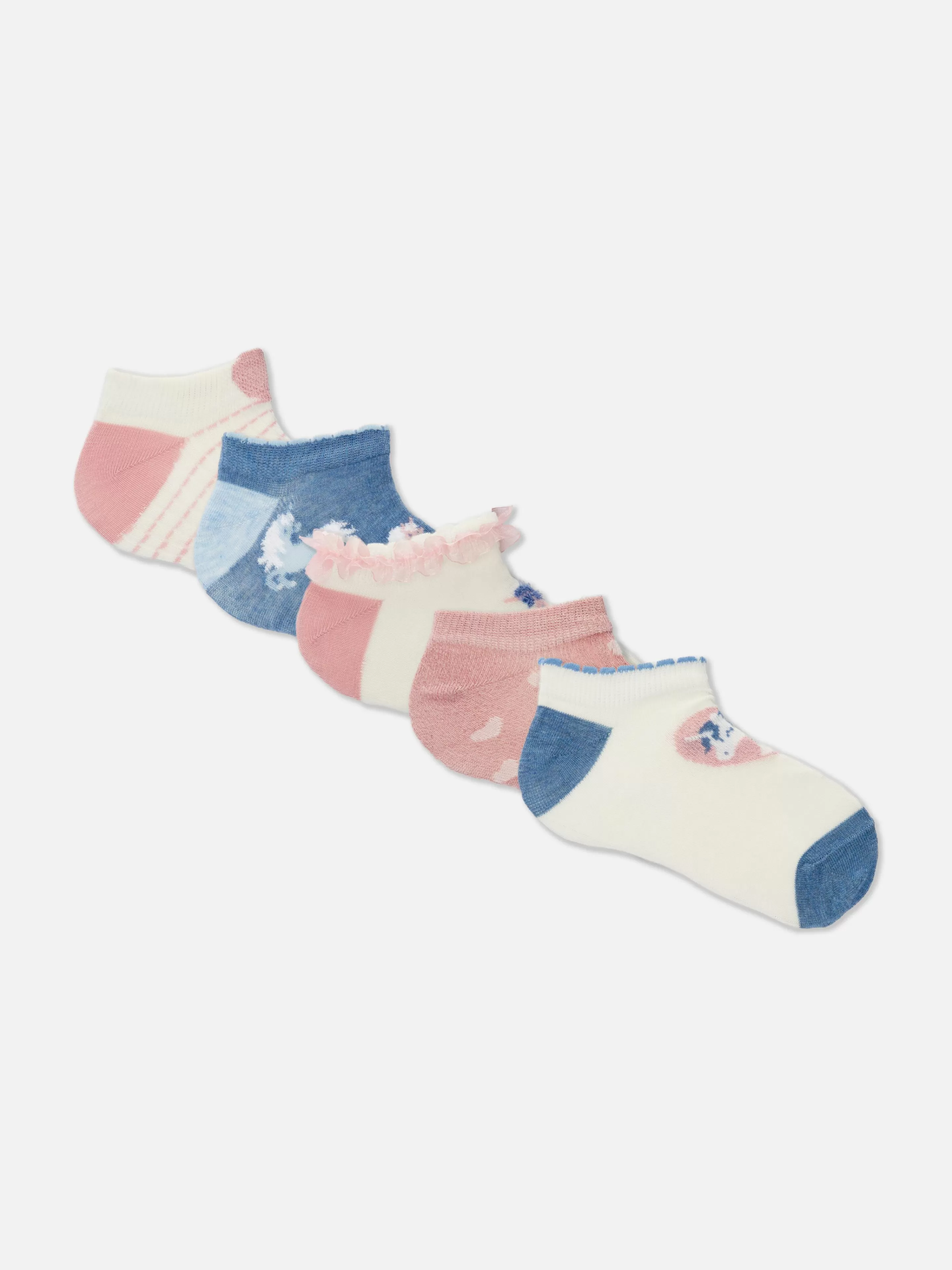 Niños Primark Calcetines Y Medias | Pack De 5 Pares De Calcetines Con Unicornios