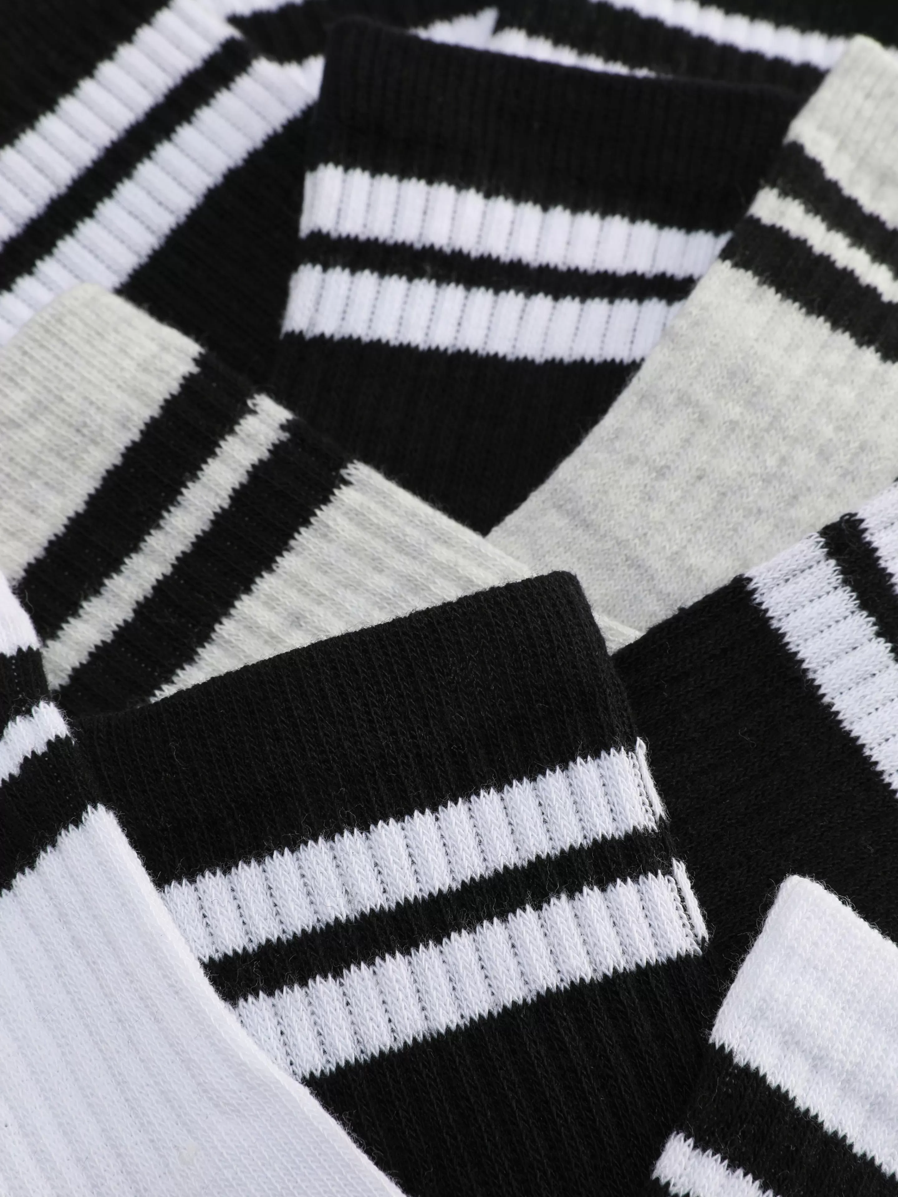 Niños Primark Calcetines | Pack De 5 Pares De Calcetines Deportivos A Rayas
