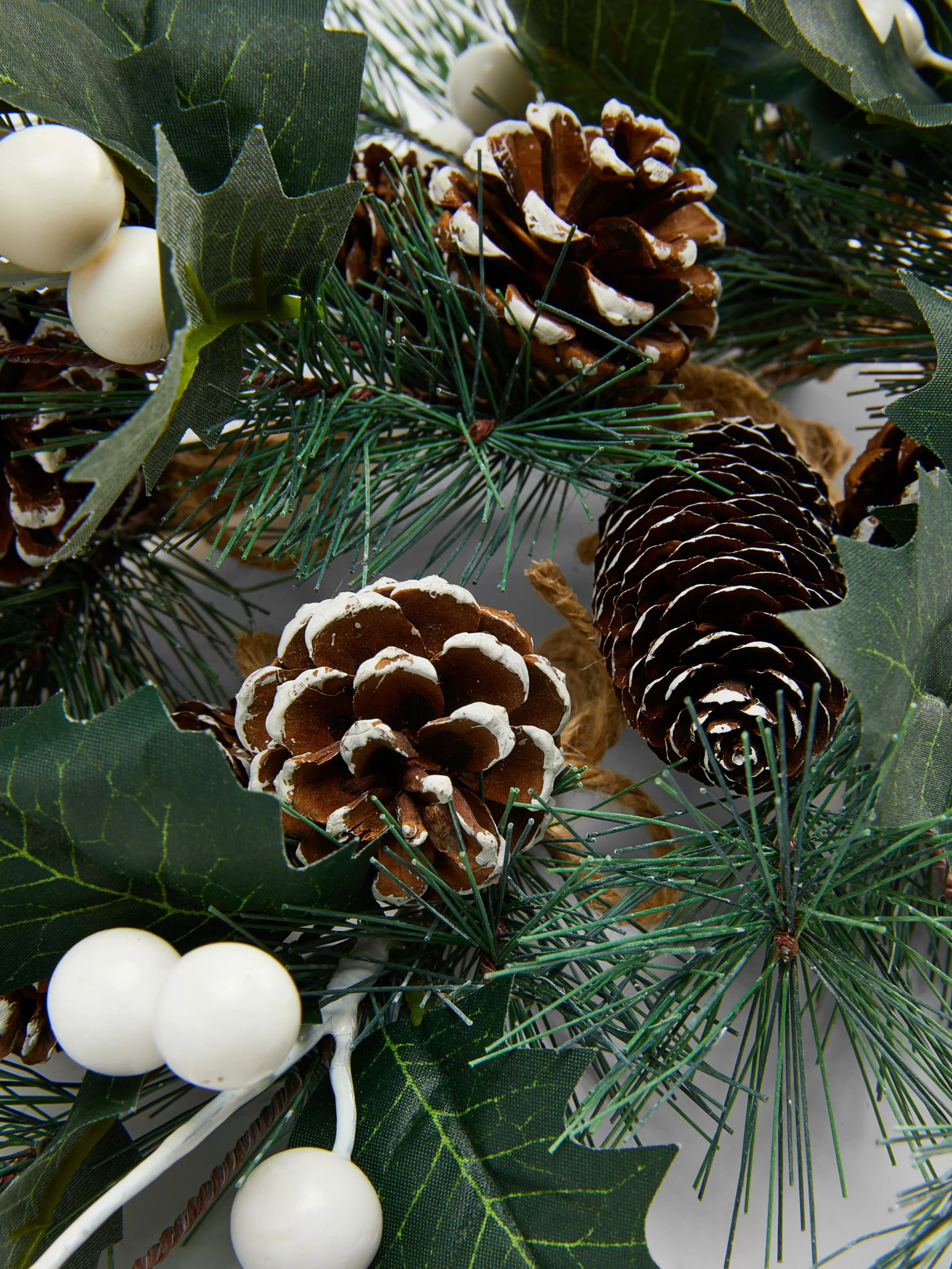 Primark Plantas Y Flores Artificiales | Pack De 6 Adornos Navideños Con Bayas Y Lazo