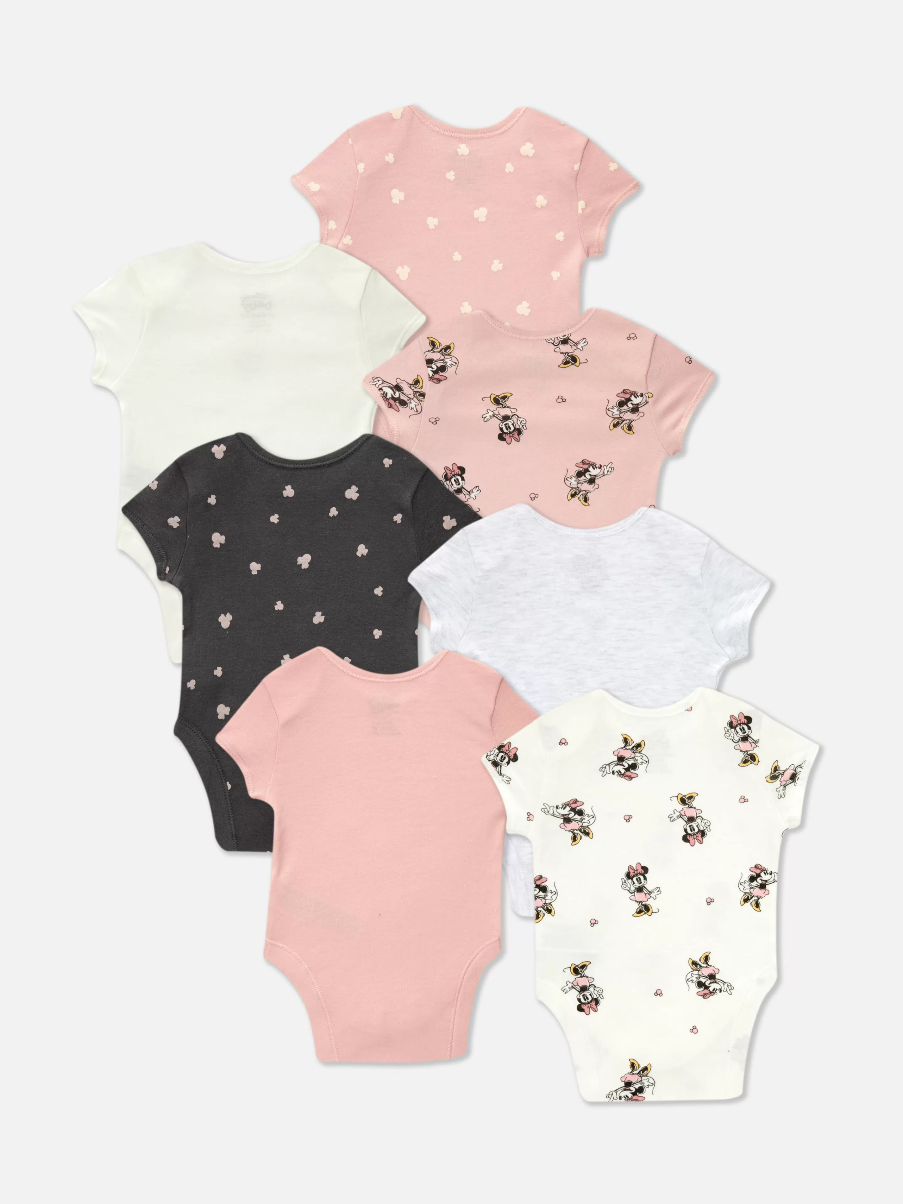 Primark Bodis Y Camisetas Sin Mangas | Pack De 7 Bodis Estampados De Minnie Mouse De Disney