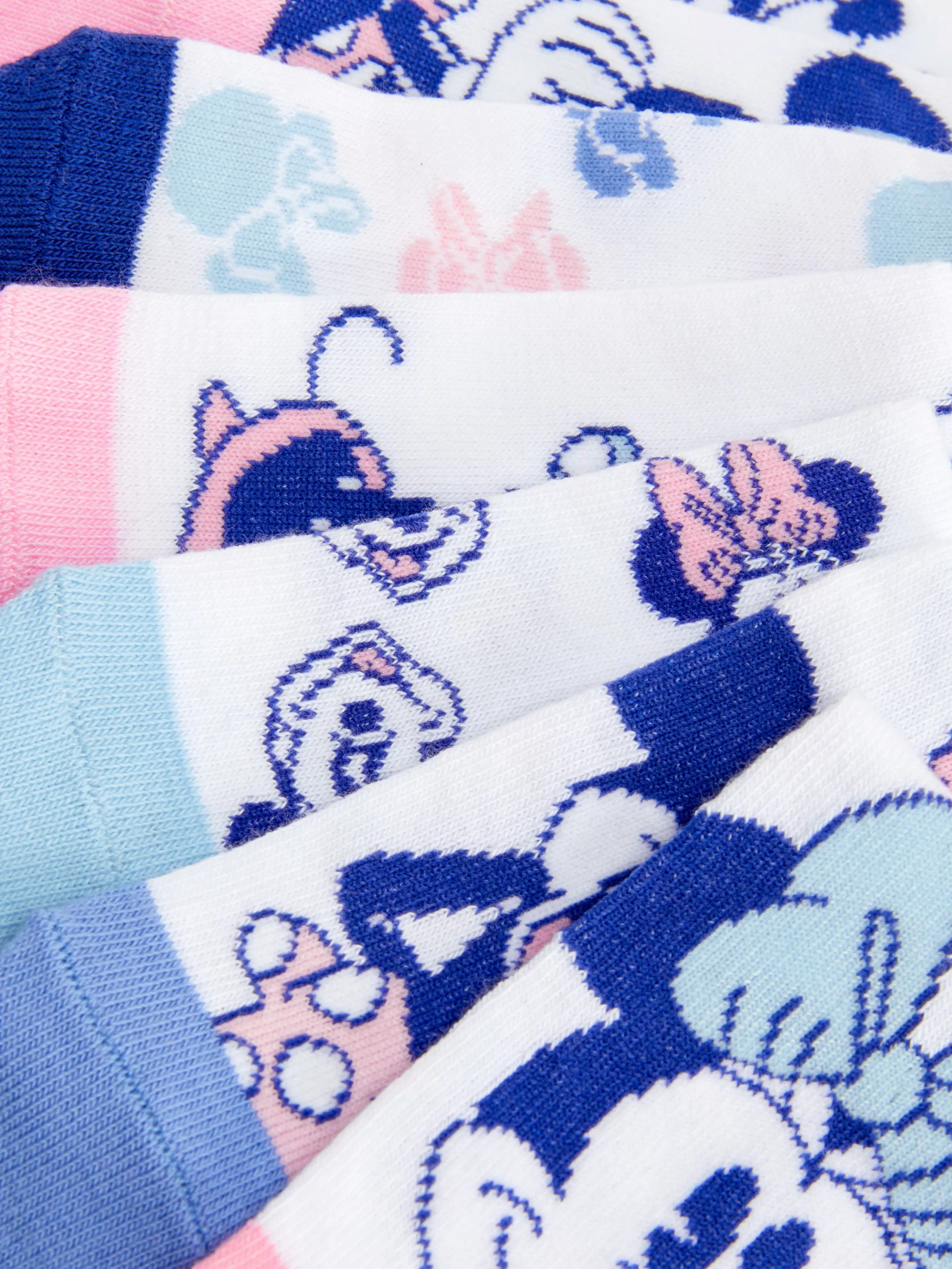 Niños Primark Calcetines Y Medias | Pack De 7 Pares De Calcetines Bajos De Minnie Mouse