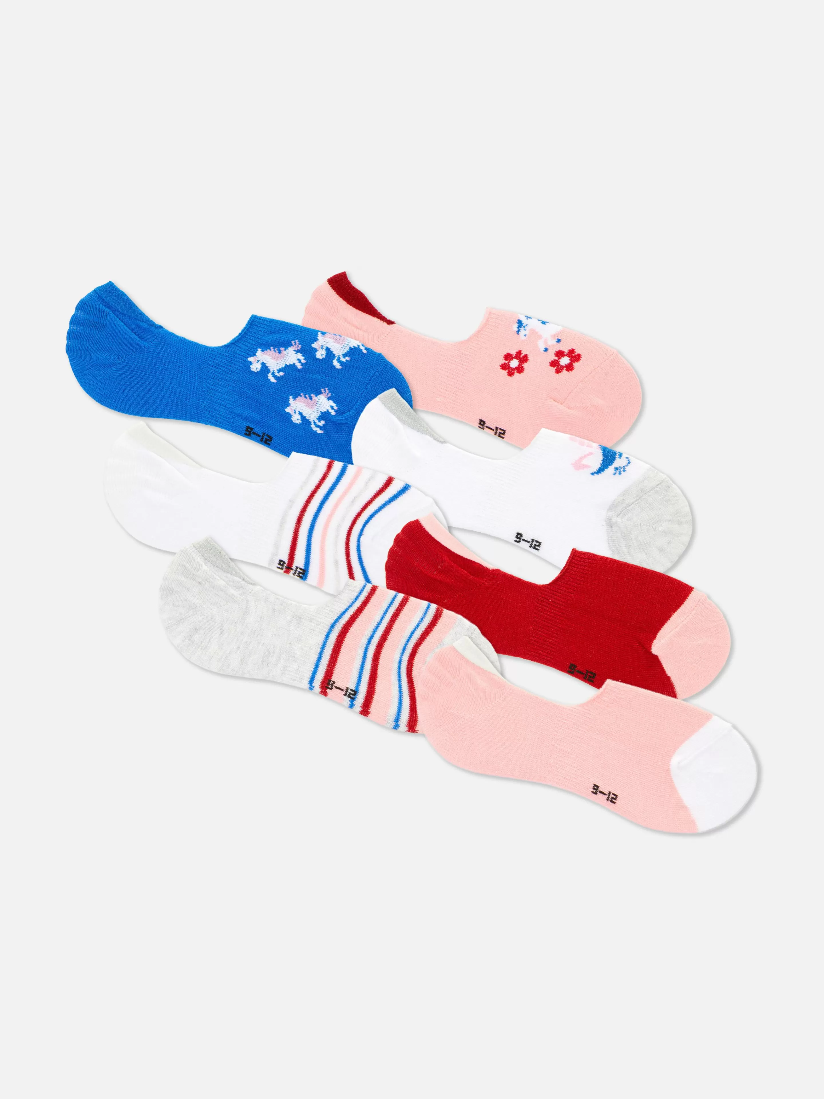Niños Primark Calcetines Y Medias | Pack De 7 Pares De Calcetines Con Unicornios