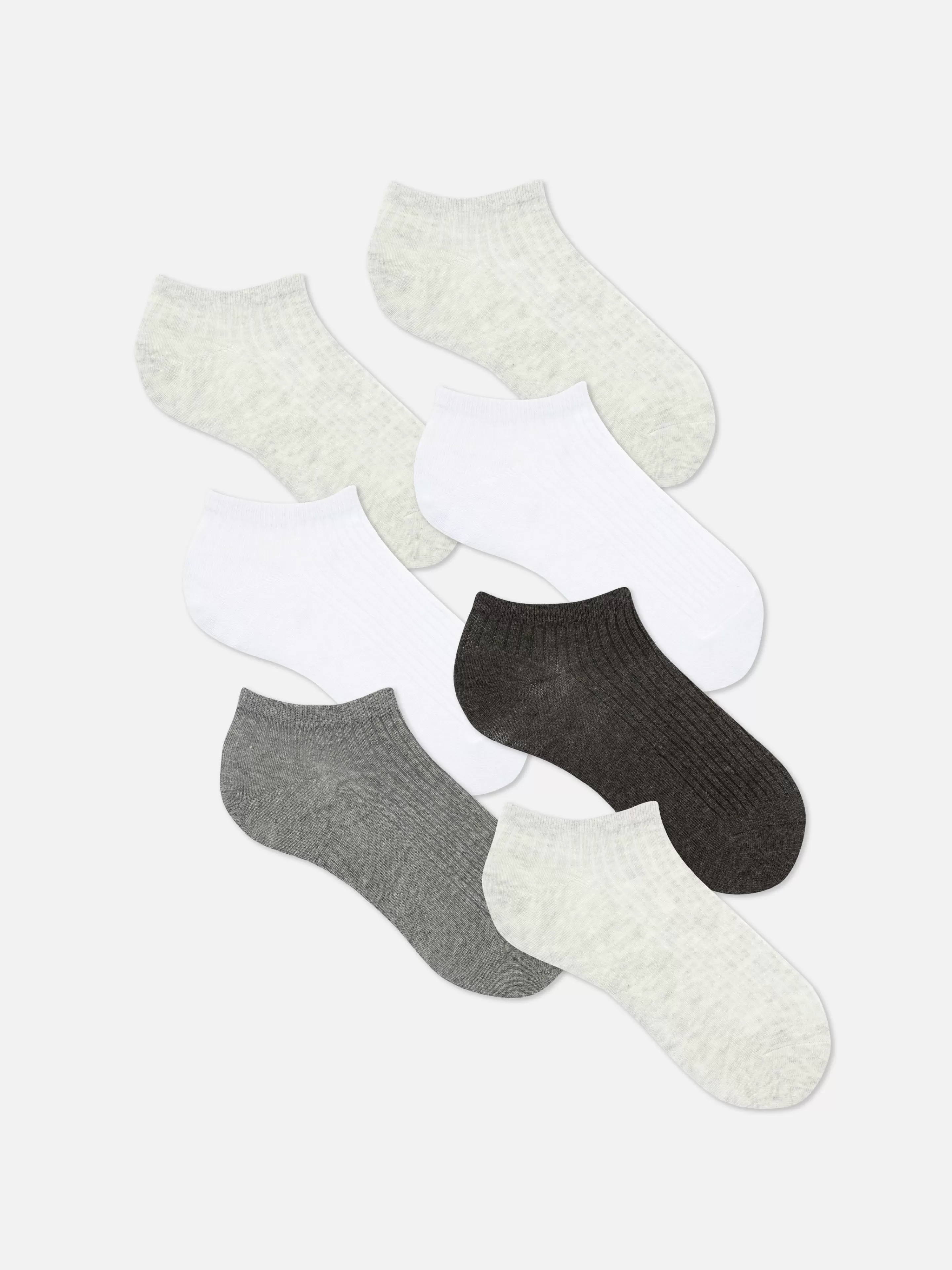 Mujer Primark Calcetines | Pack De 7 Pares De Calcetines Deportivos De Punto