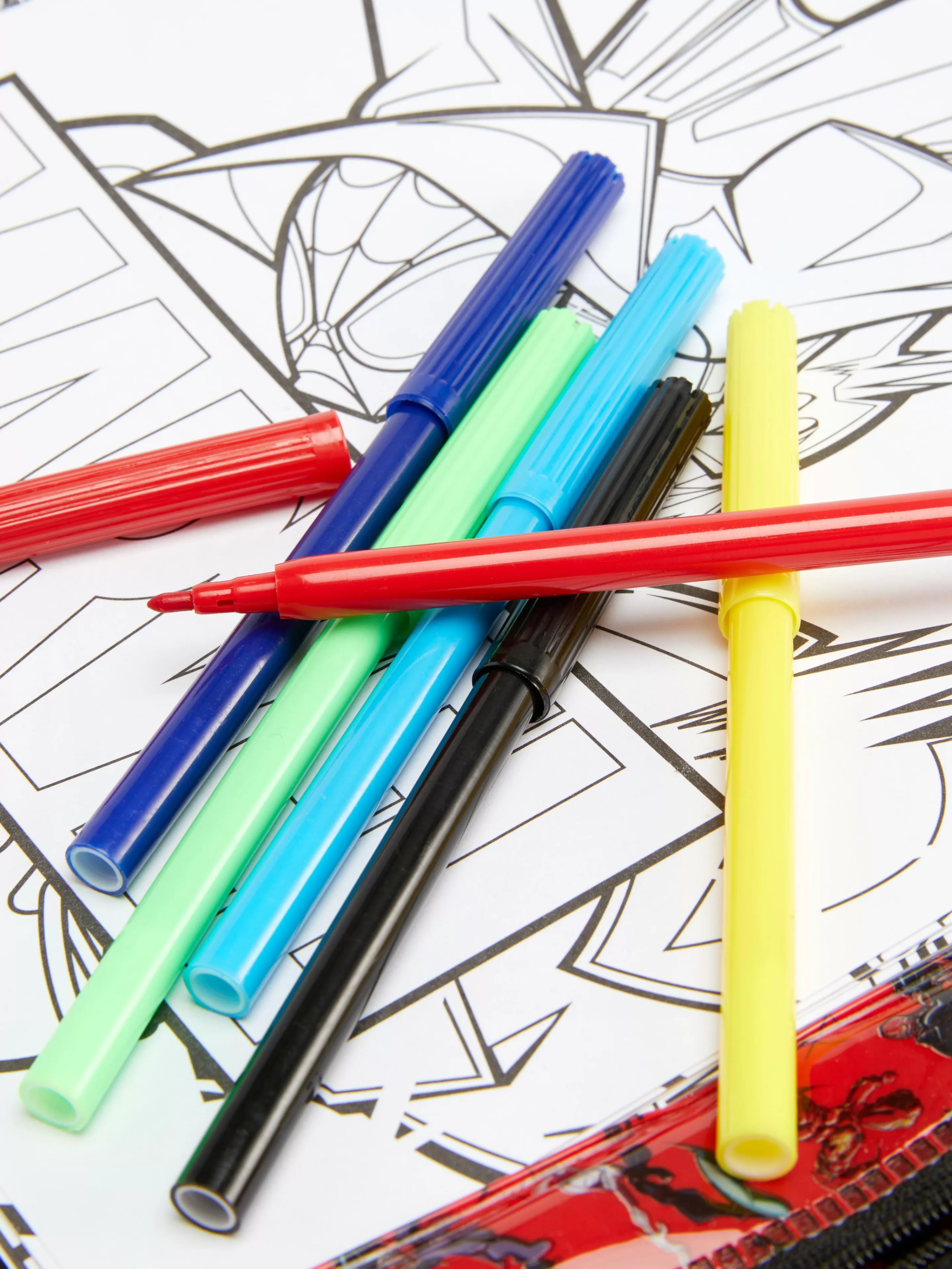 Niños Primark Manualidades | Pack Para Colorear De Marvel