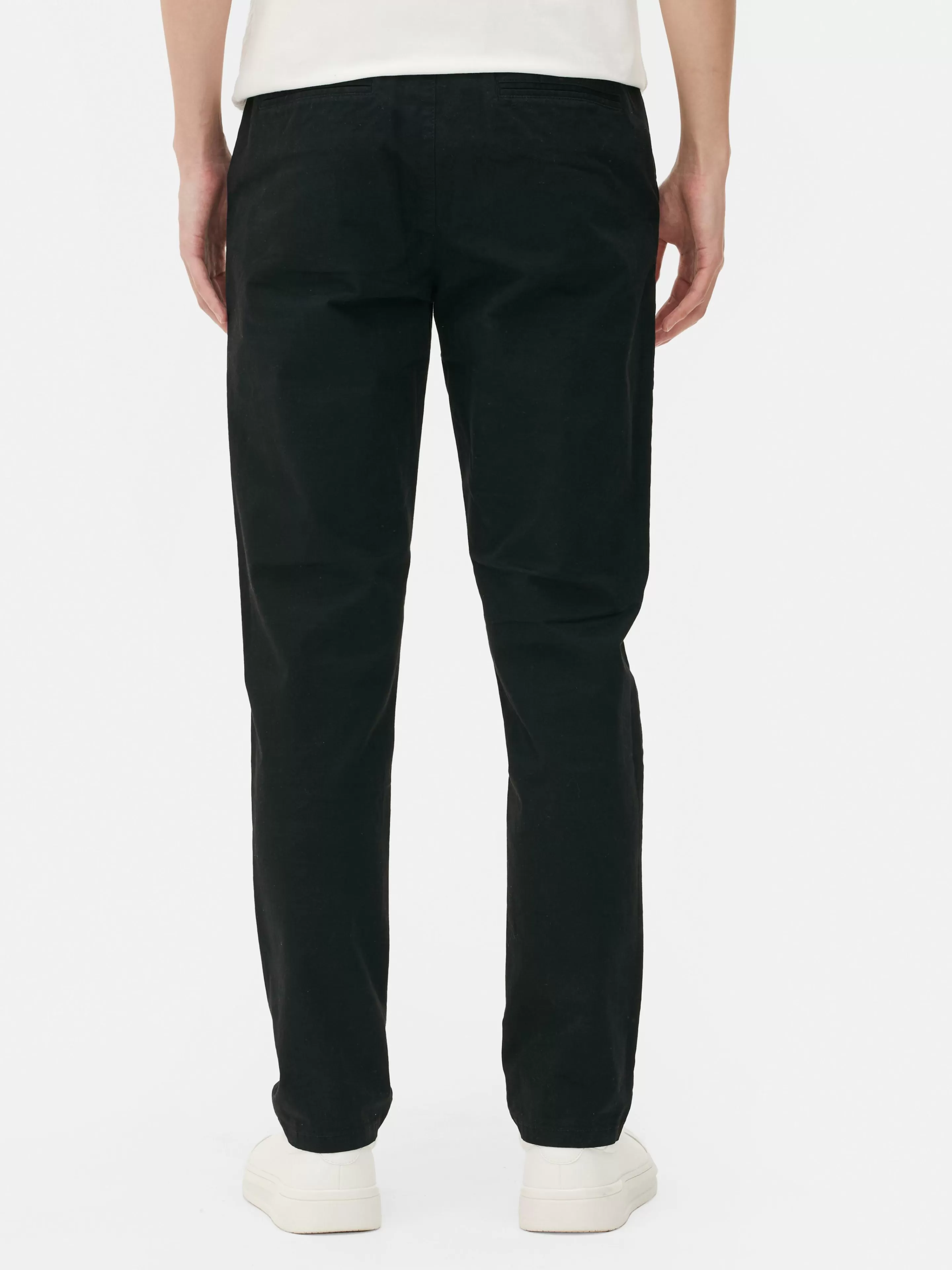 Hombre Primark Pantalón | Pantalón Chino Elástico De Corte Entallado