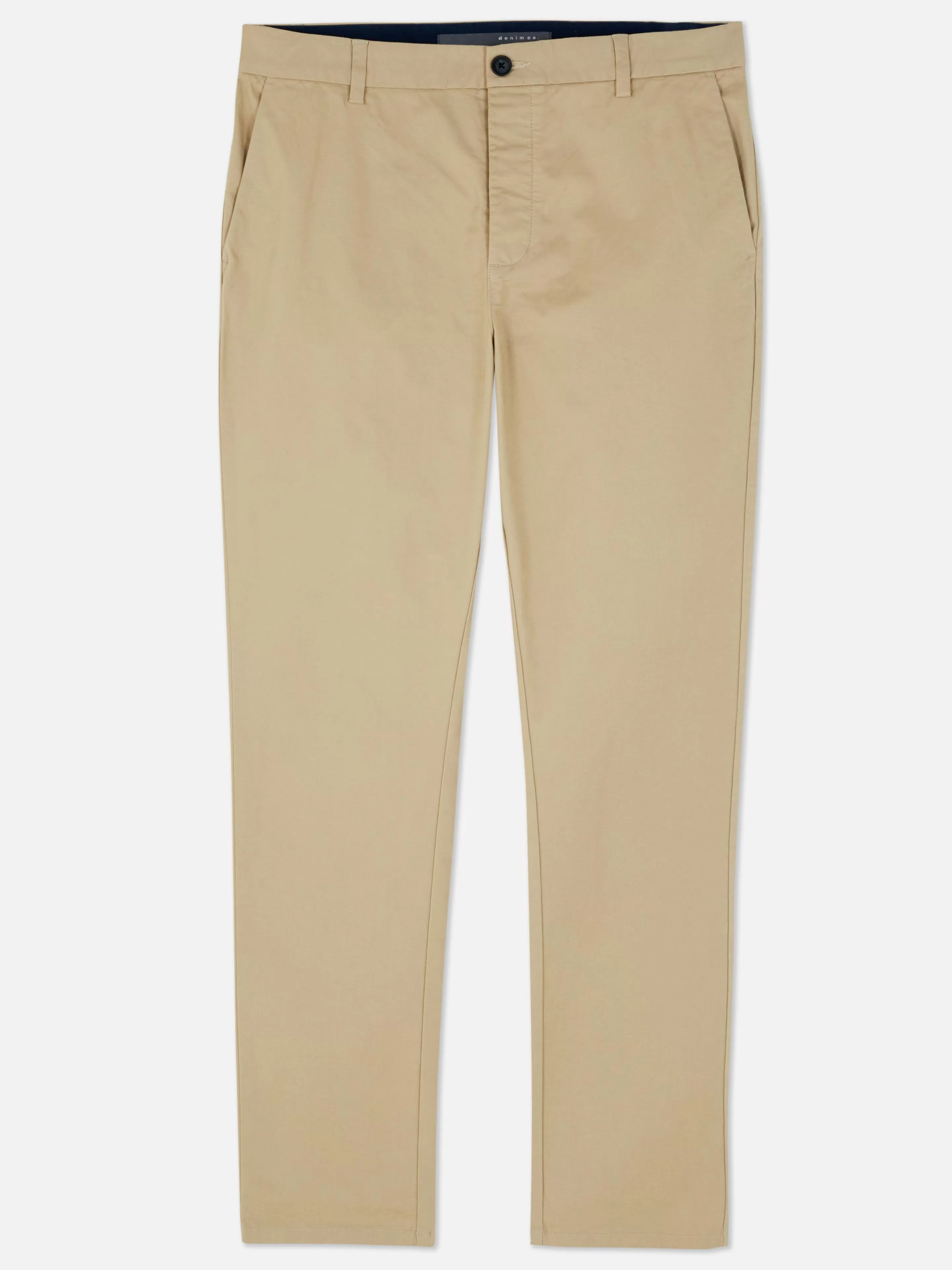 Hombre Primark Pantalón | Pantalón Chino Elástico De Corte Entallado