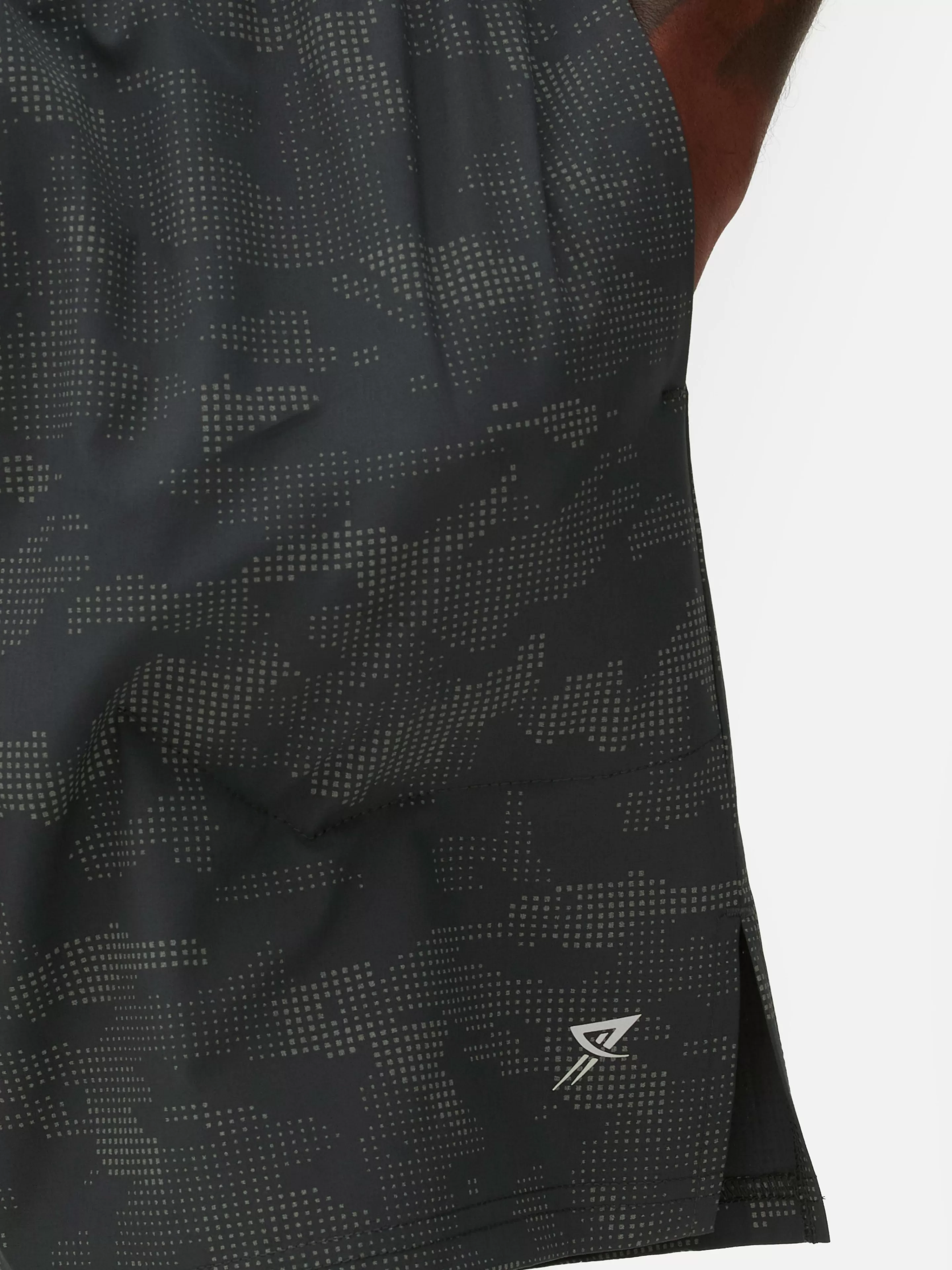 Hombre Primark Pantalones Cortos | Ropa Deportiva | Pantalón Corto Deportivo Con Estampado Reflectante