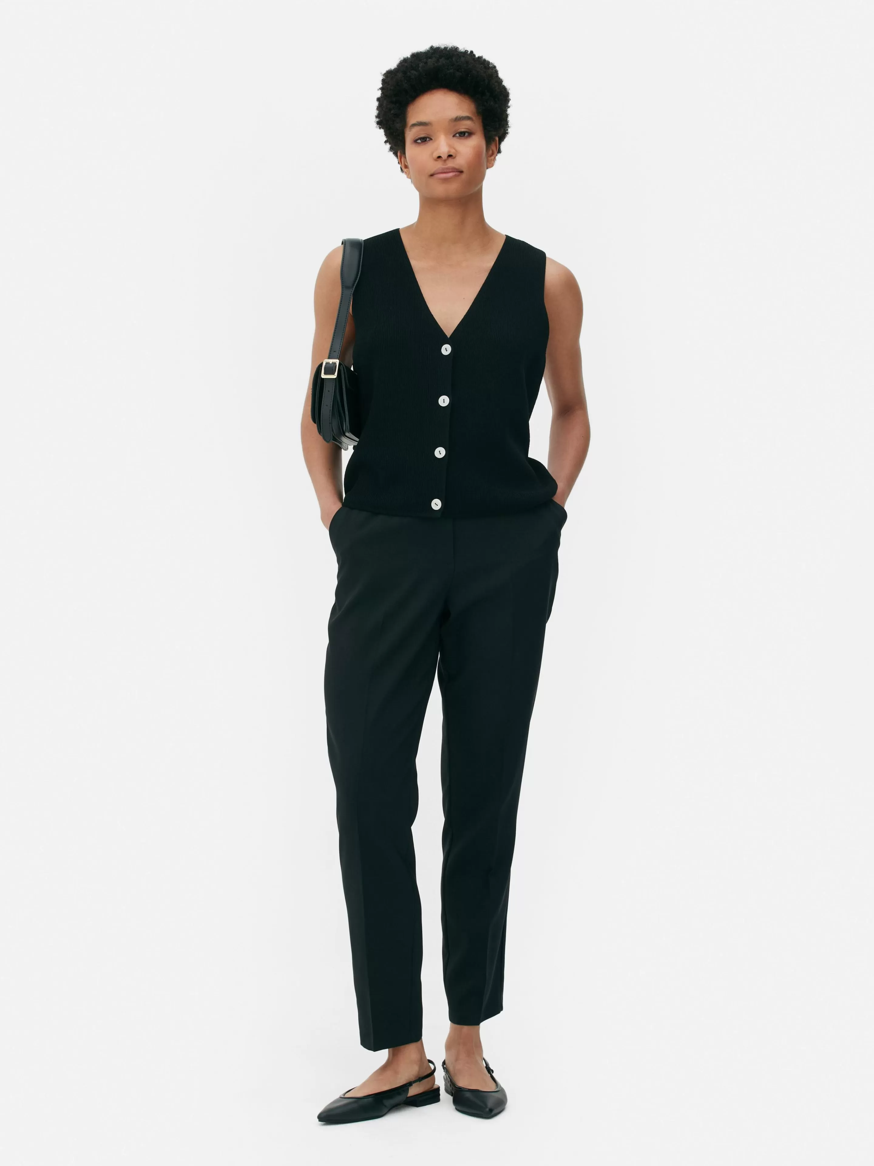 Mujer Primark Pantalones Y Leggings | Pantalón De Vestir De Corte Entallado
