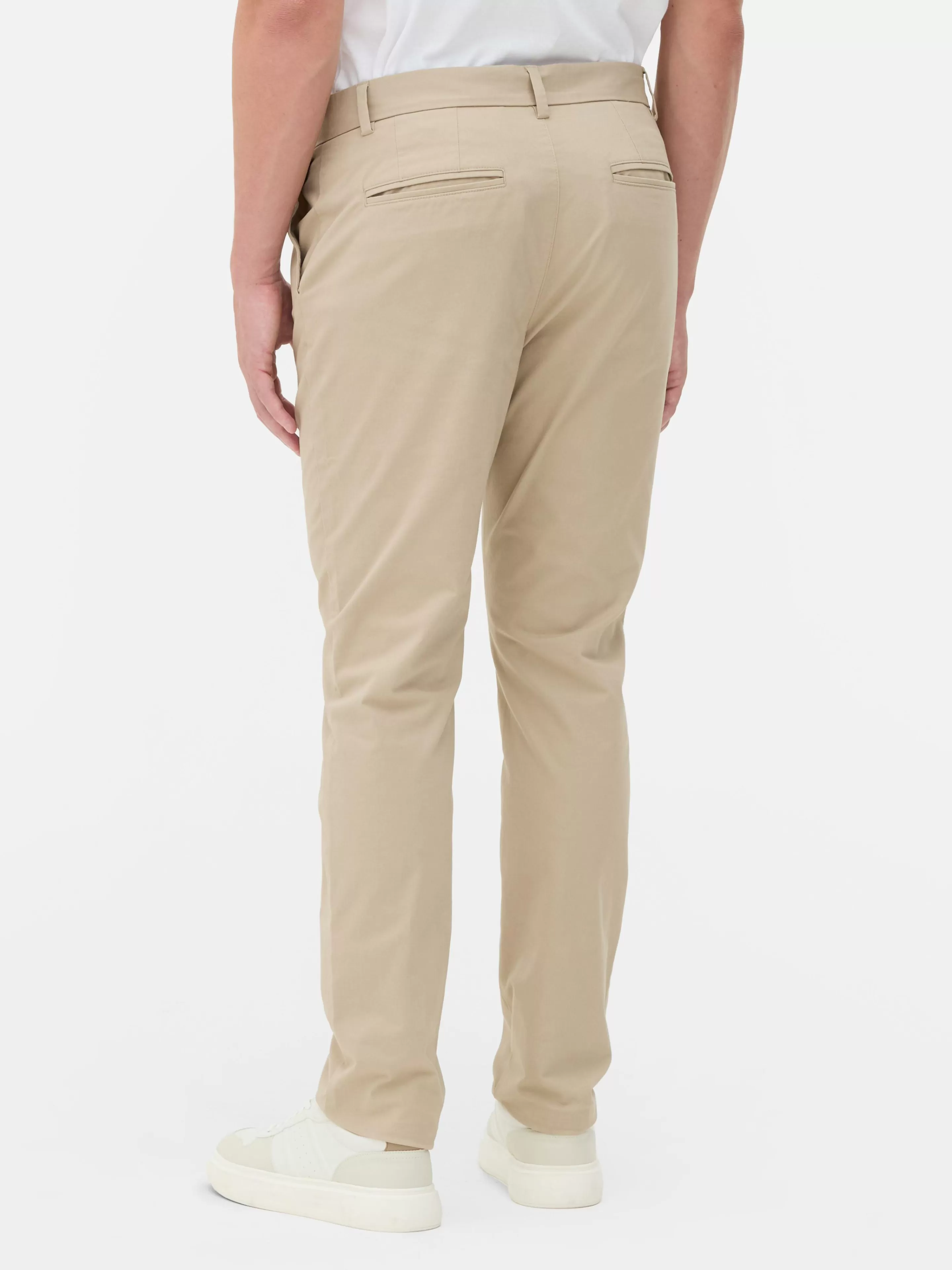 Hombre Primark Pantalón | Pantalones Chinos Elásticos De Corte Entallado