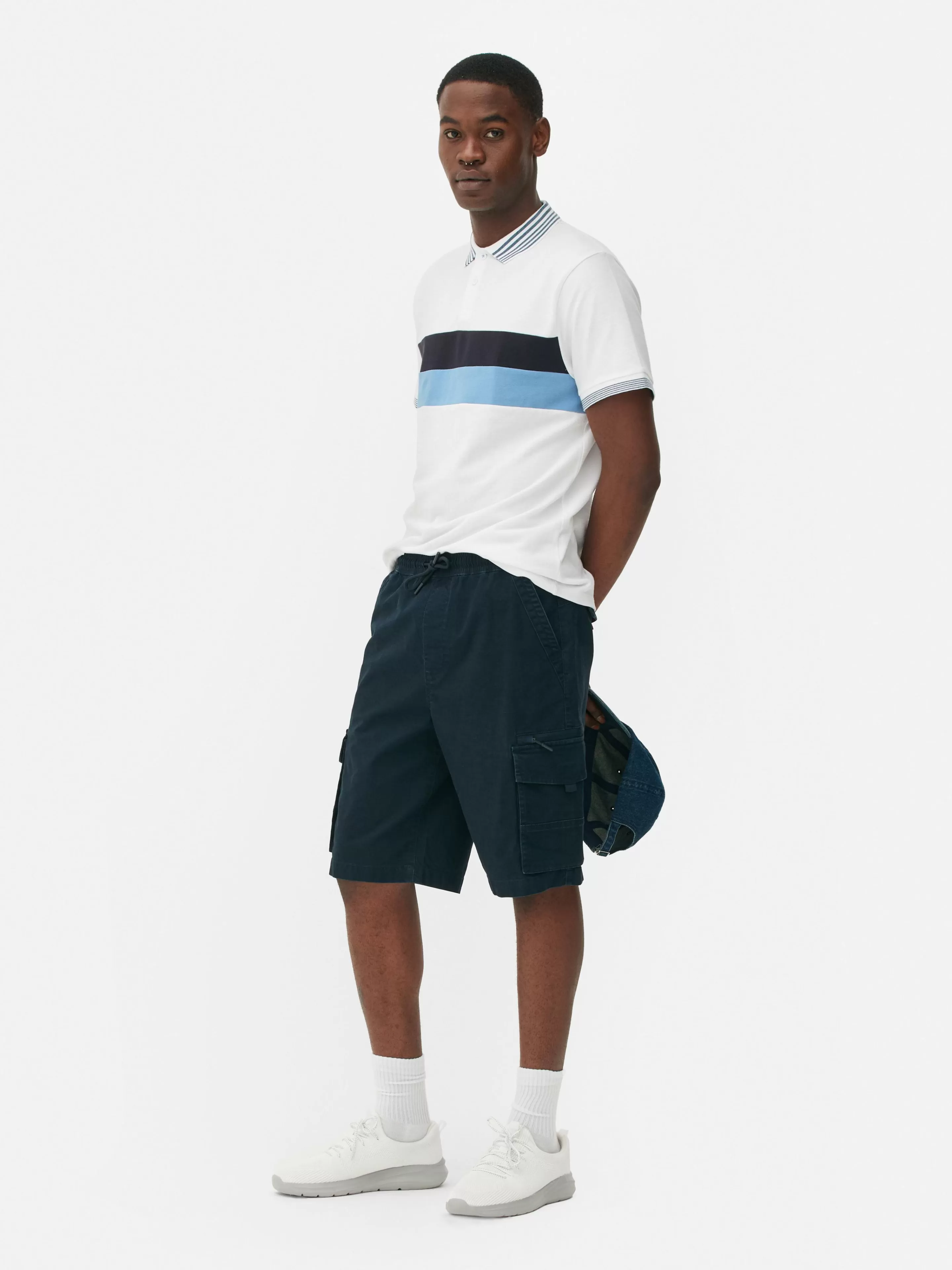Hombre Primark Pantalones Cortos | Pantalones Cortos Cargo Con Cordón De Ajuste