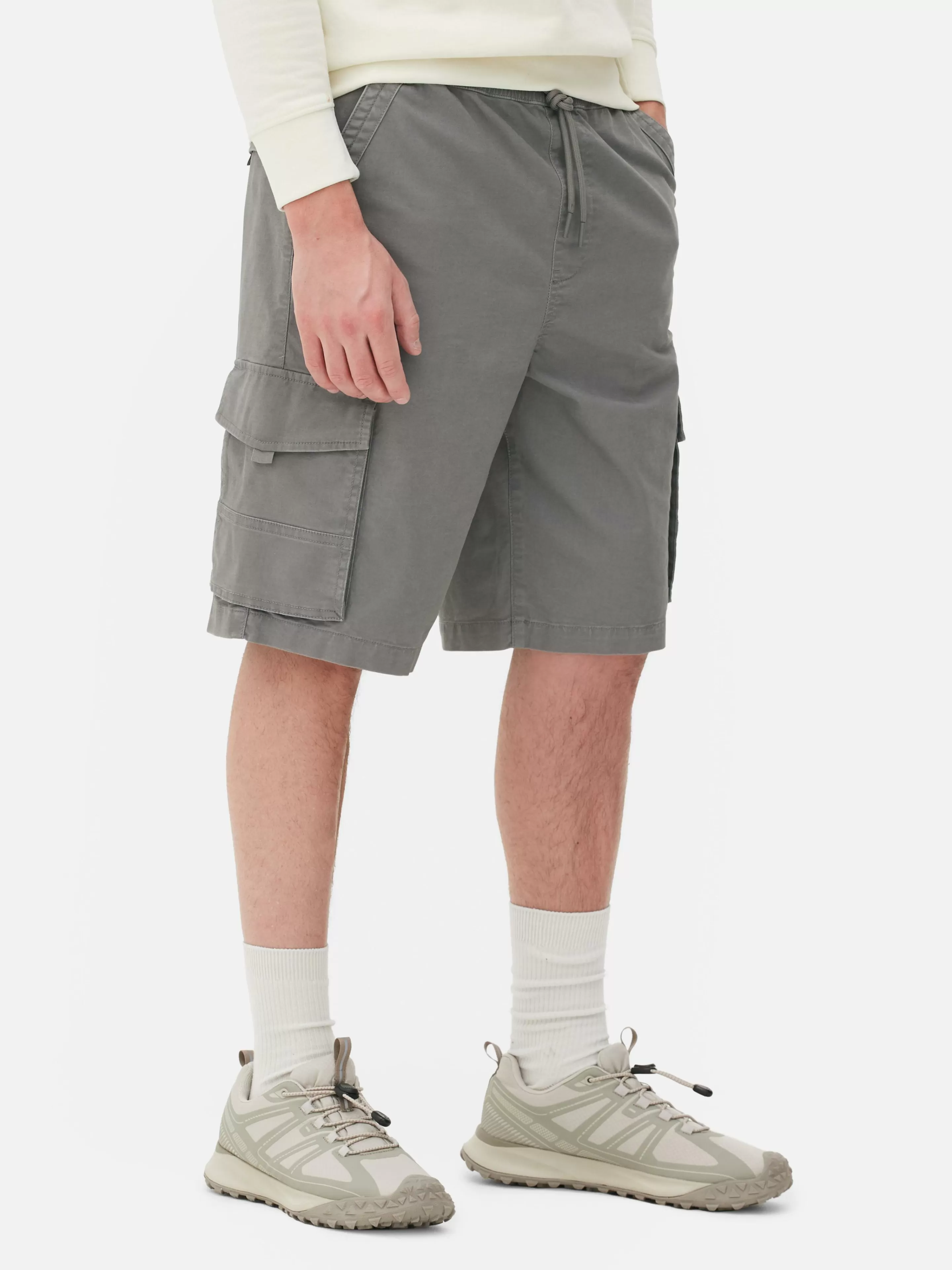 Hombre Primark Pantalones Cortos | Pantalones Cortos Cargo Con Cordón De Ajuste