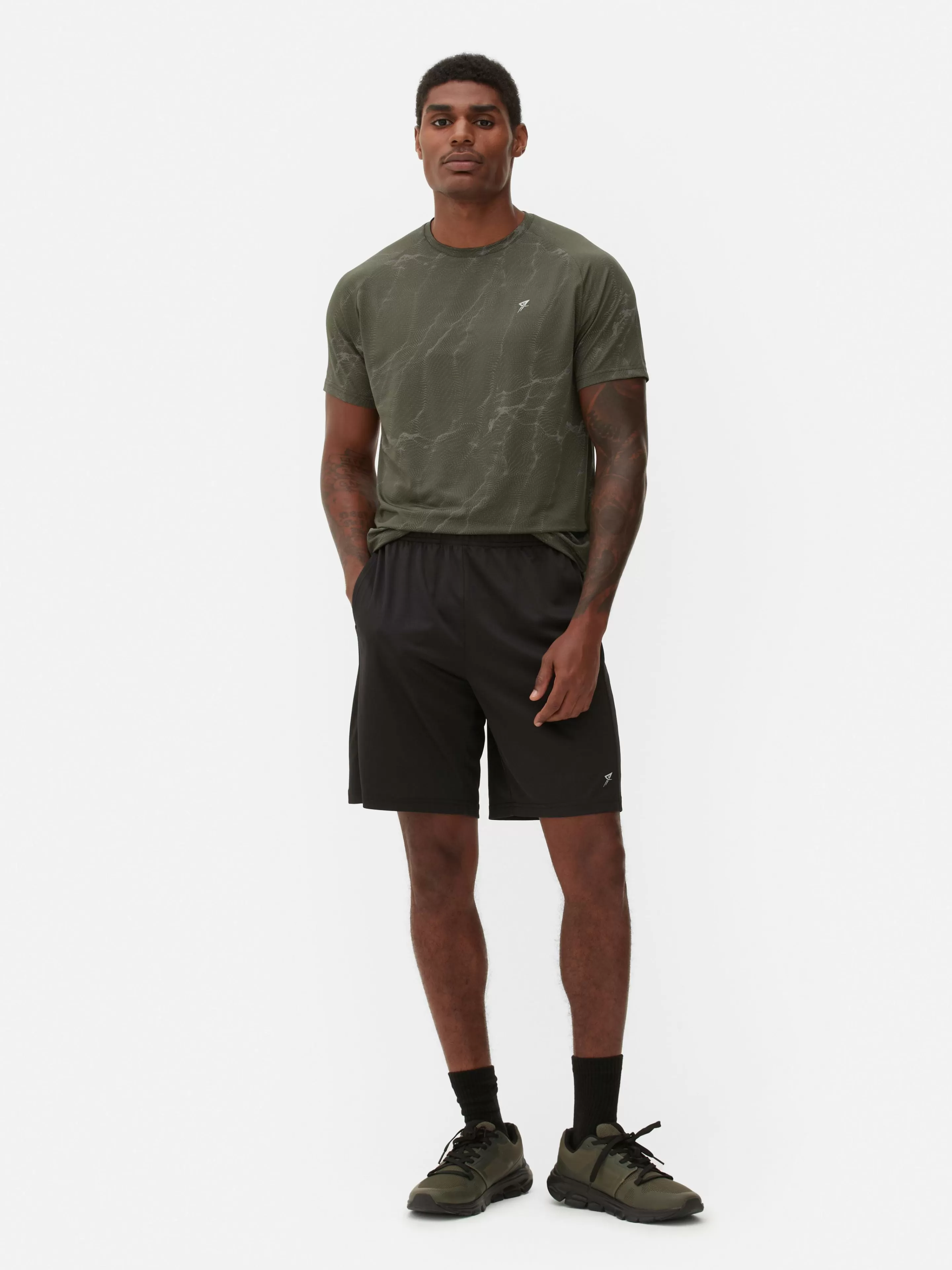 Hombre Primark Pantalones Cortos | Ropa Deportiva | Pantalones Cortos De Malla Para El Gimnasio
