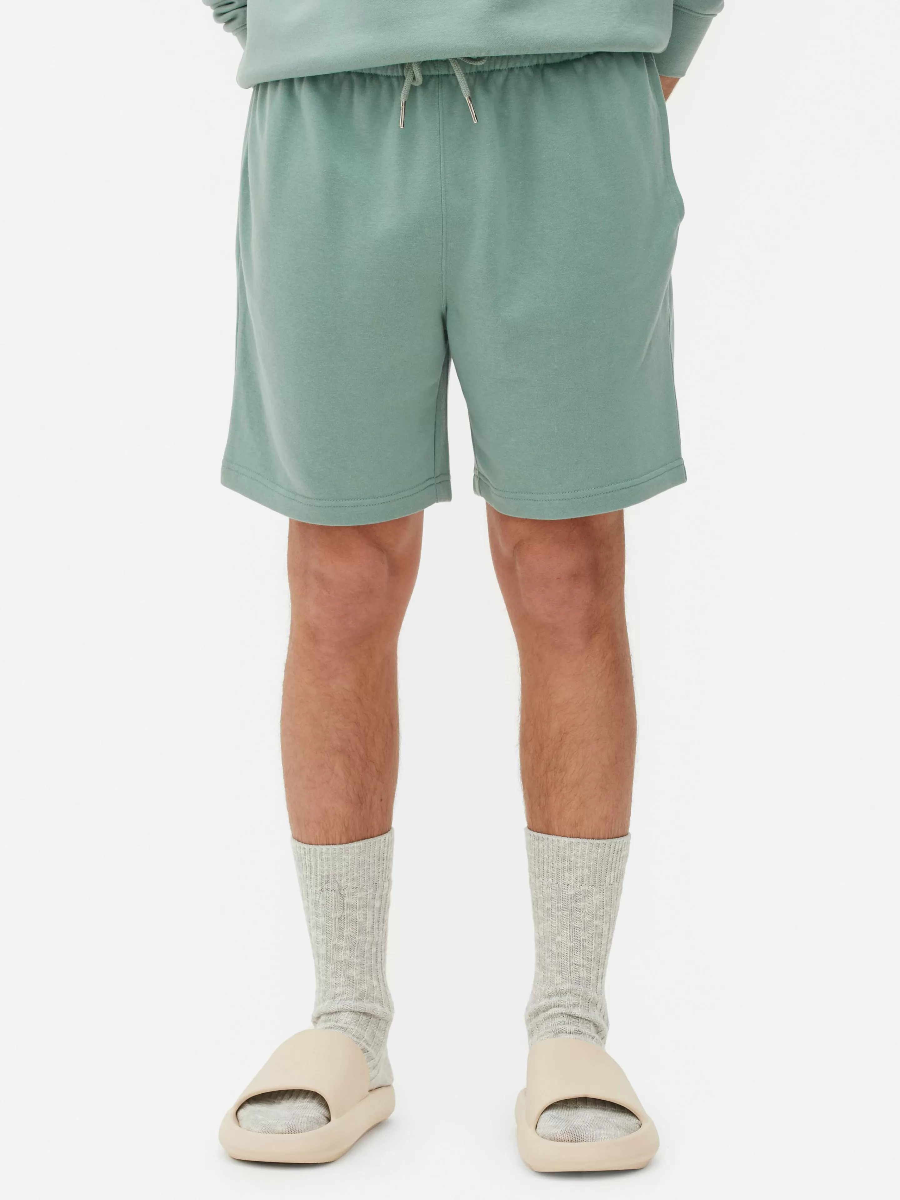 Hombre Primark Pantalones Cortos | Pantalones Cortos De Punto Con Cordón De Ajuste